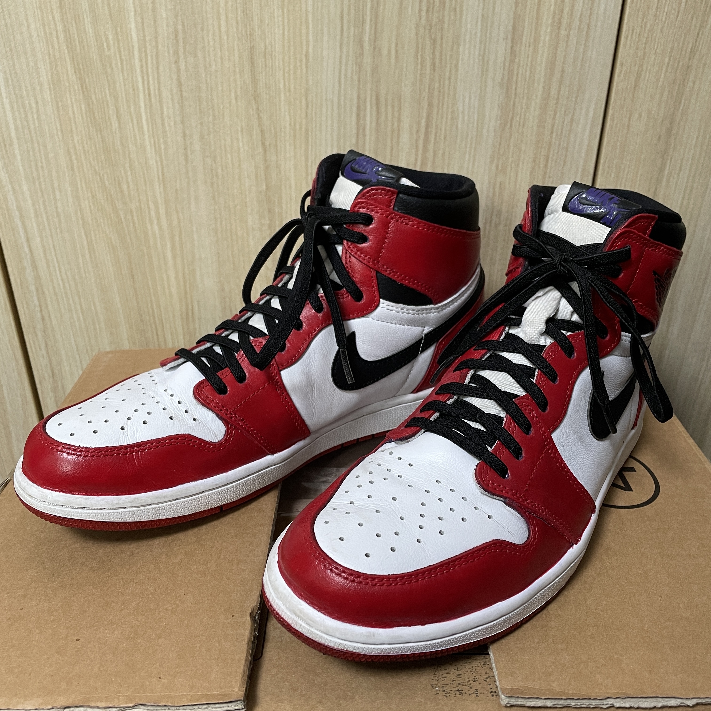 Jordan 1 Retro High OG Chicago 2022, Jordan 1 Retro High OG Chicago 2015 착용 스타일 - 2