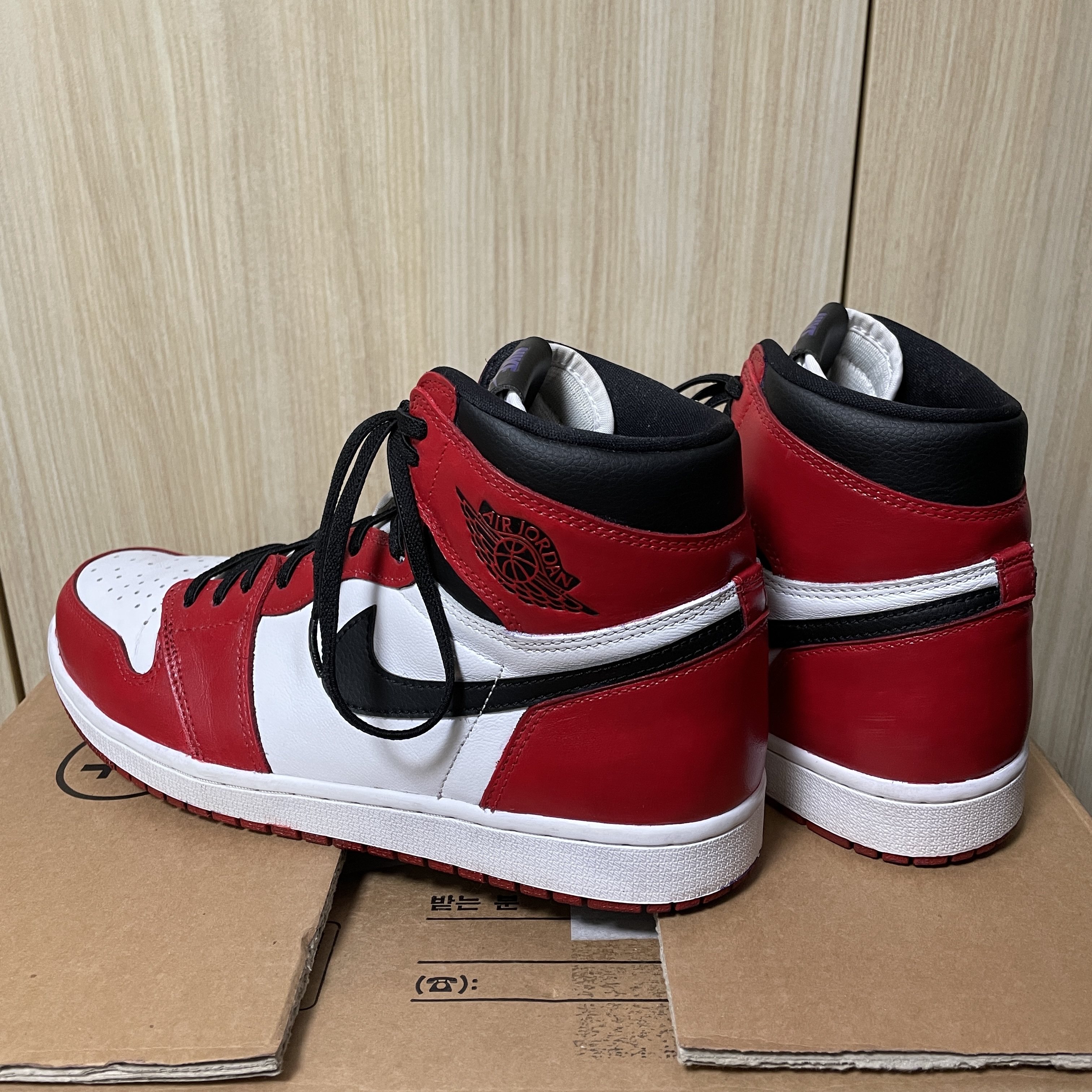 Jordan 1 Retro High OG Chicago 2022, Jordan 1 Retro High OG Chicago 2015 착용 스타일 - 3