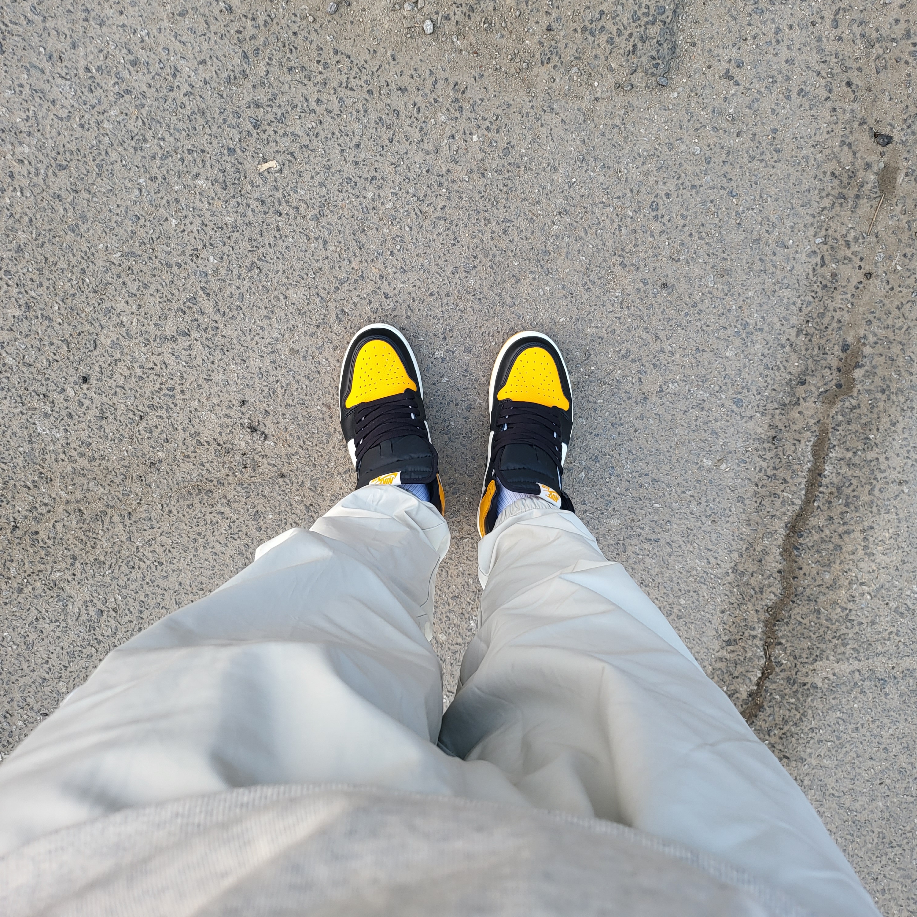 Jordan 1 Retro High OG Taxi 착용 스타일