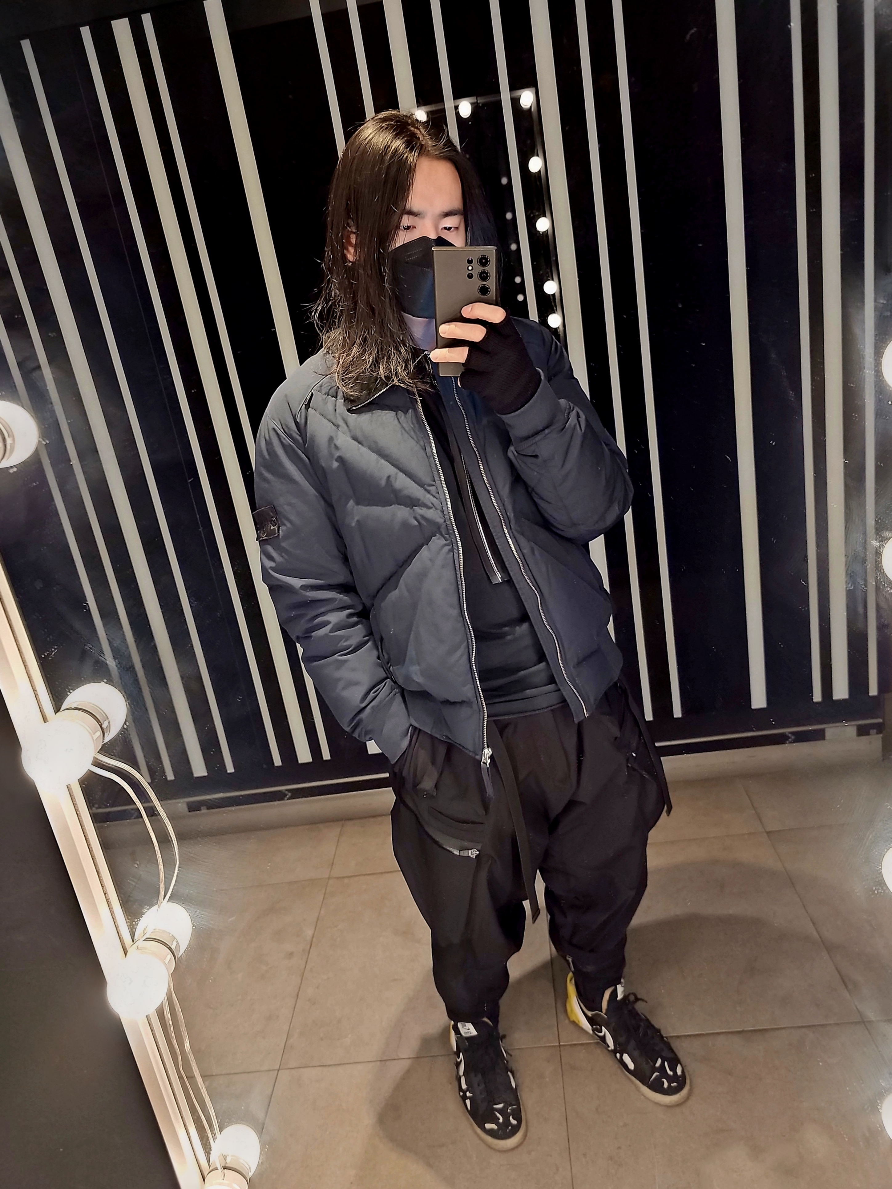 Nike x Acronym Blazer Low Black 착용 스타일