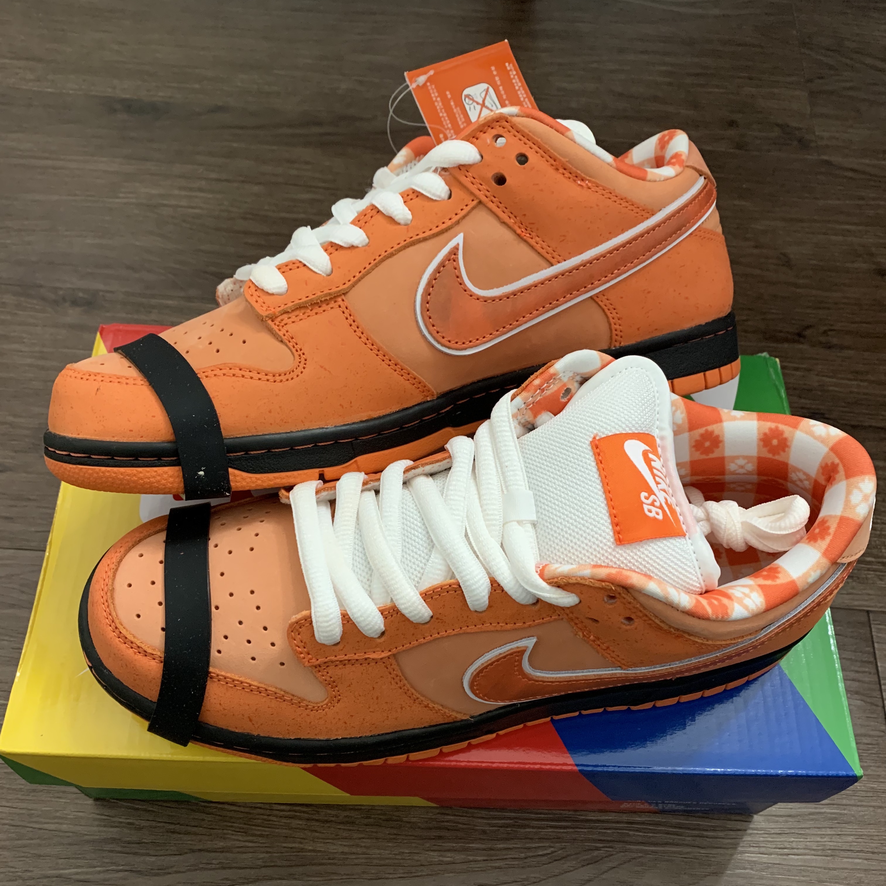 Nike x Concepts SB Dunk Low Orange Lobster (Regular Box) 착용 스타일