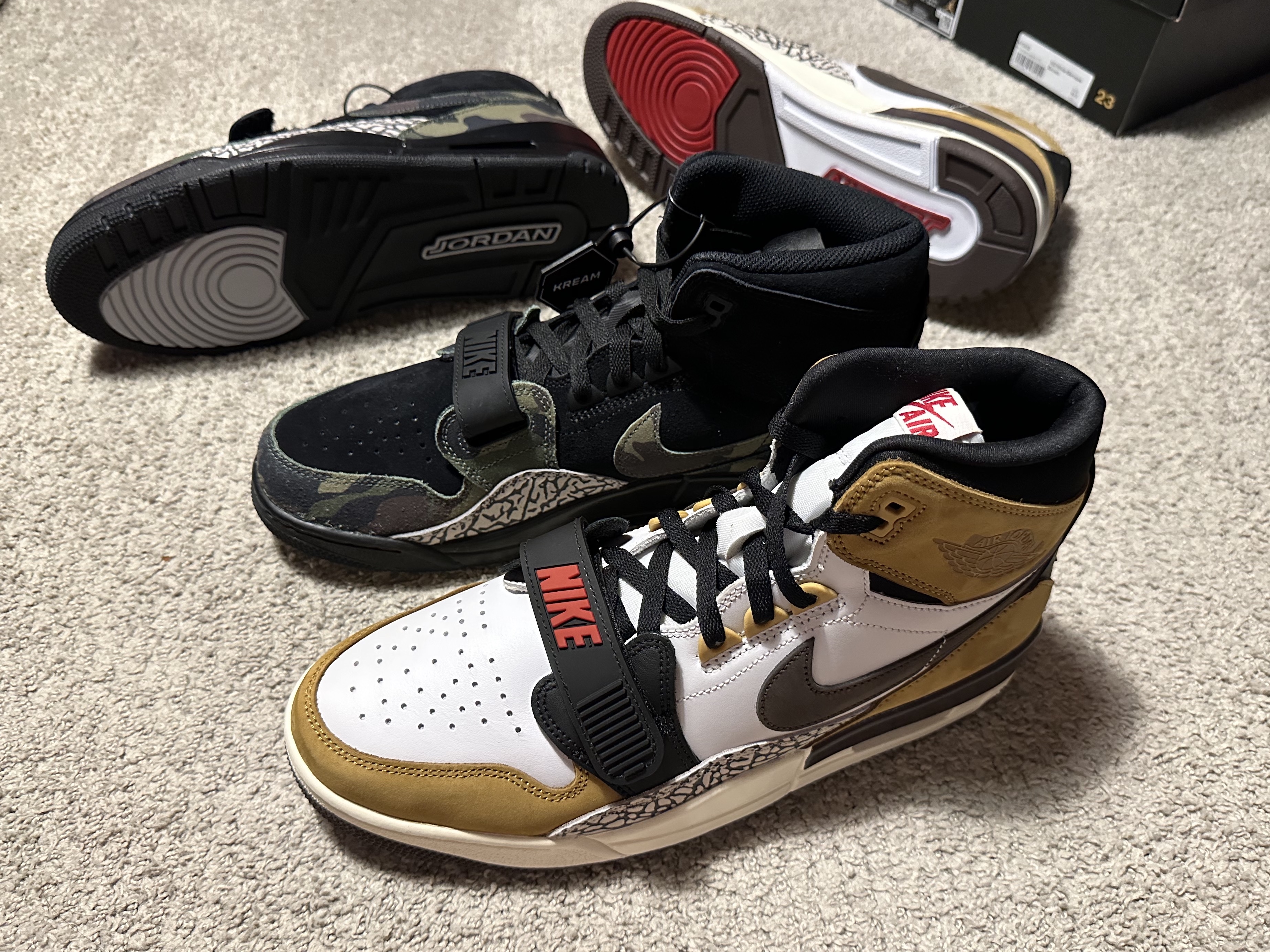 Jordan Legacy 312 Rookie of the Year, Jordan Legacy 312 Black Camo Green 착용 스타일 - 5