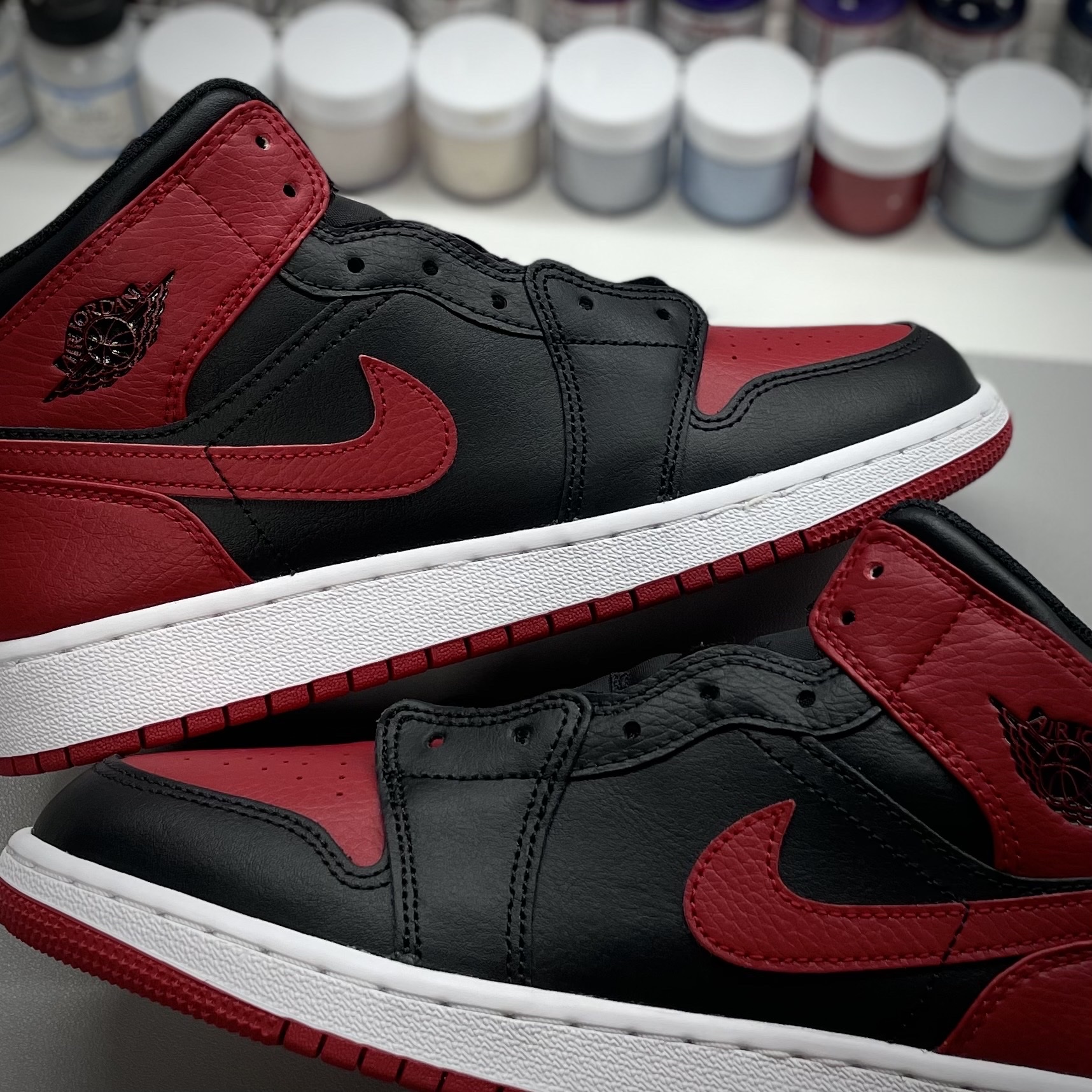 (GS) Jordan 1 Mid Bred Banned 2020, Jordan 1 Mid Bred Banned 2020 착용 스타일 - 2