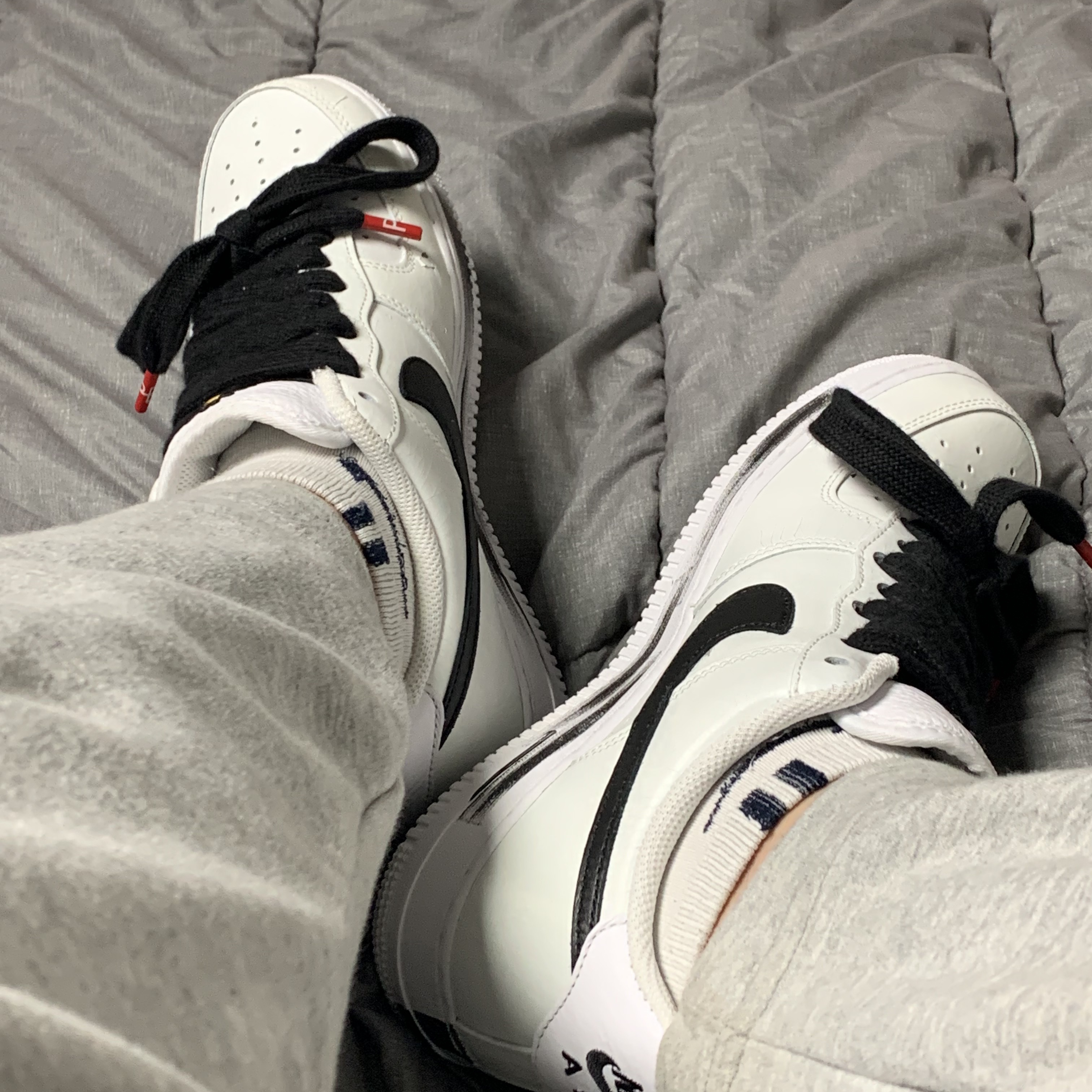 Nike x Peaceminusone Air Force 1 Low Para-Noise 2.0 착용 스타일 - 2