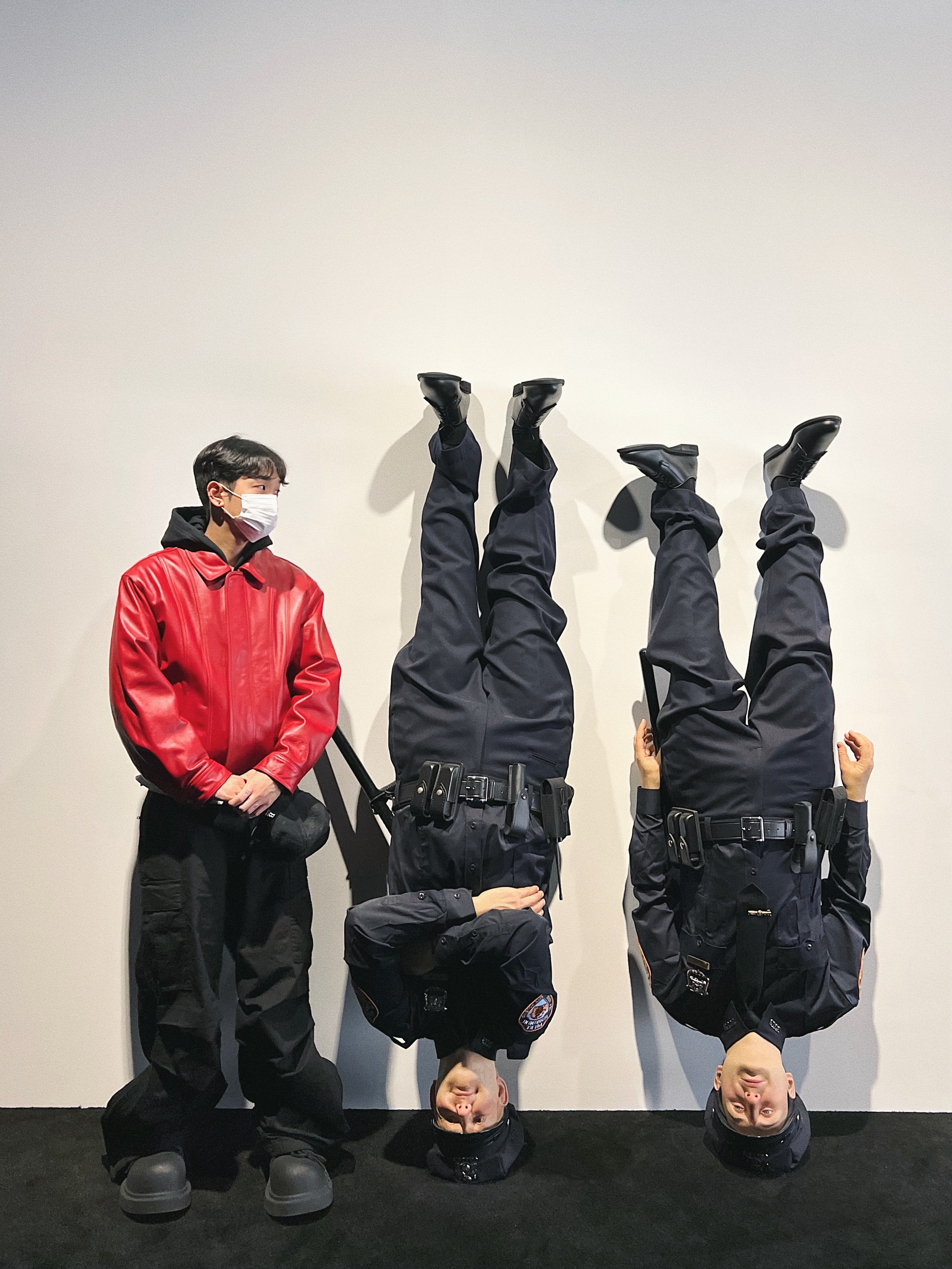 Balenciaga Steroid Derby Black, Balenciaga XL Army Boots Full Eva Black 착용 스타일 - 2