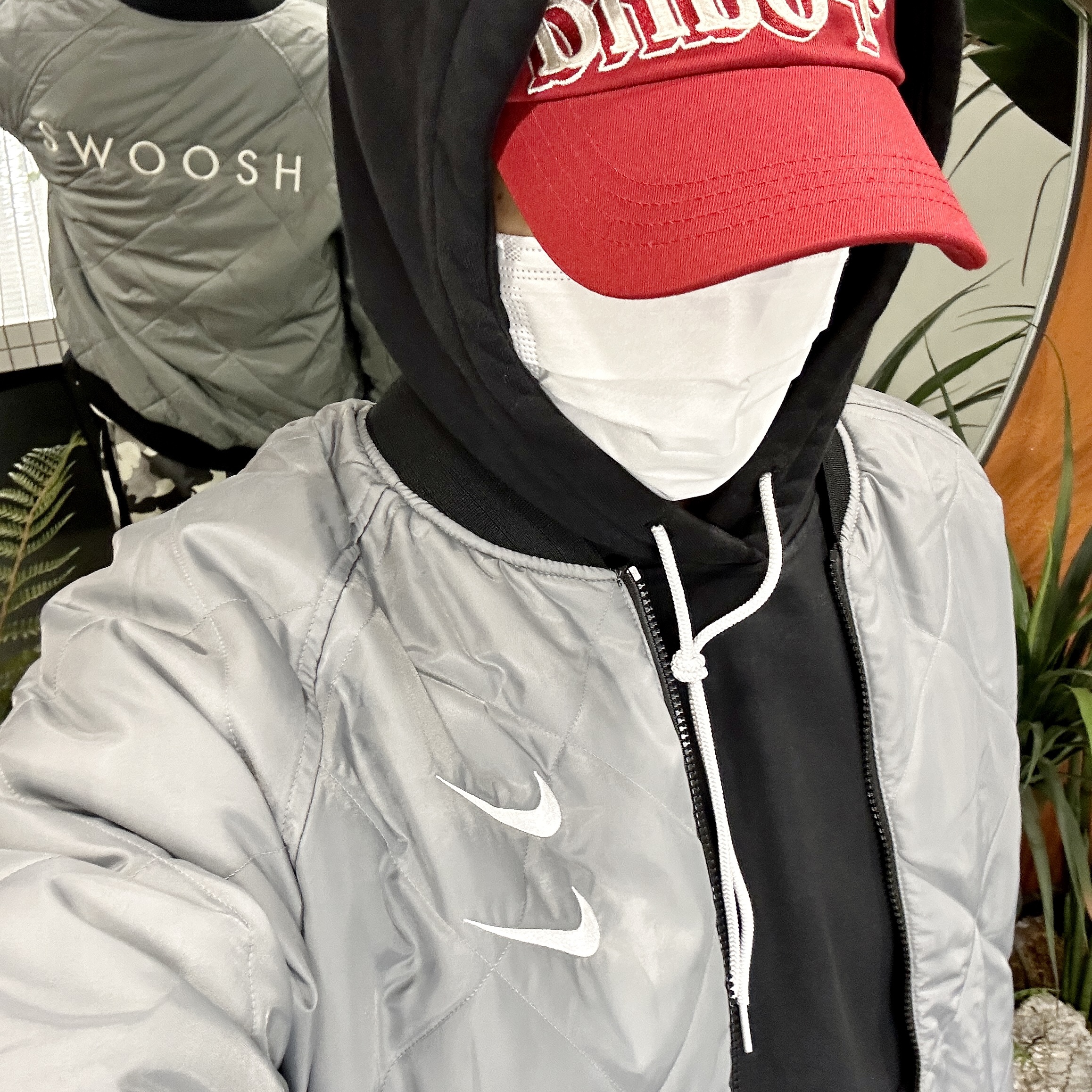 Nike NRG Solo Swoosh Fleece Pants Sail White Camo - US/EU 착용 스타일 - 2