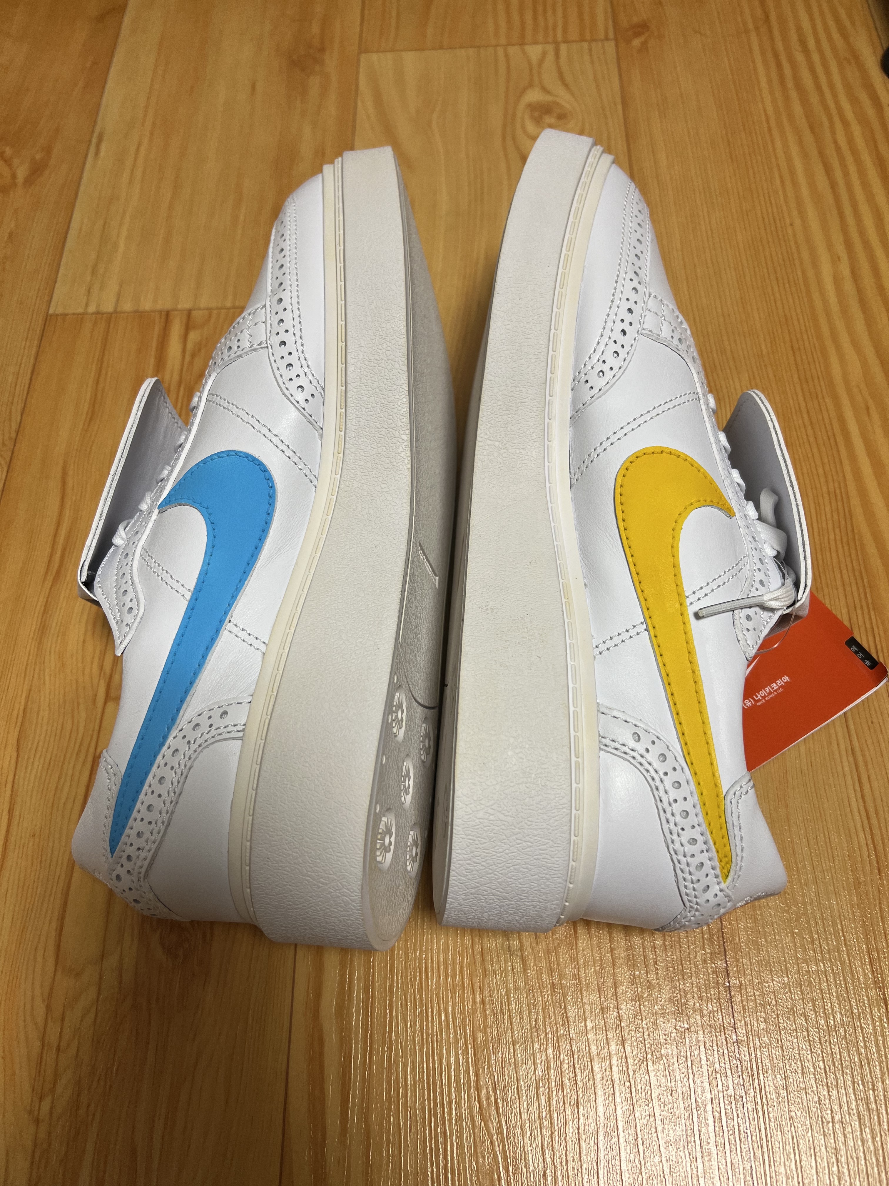 Nike x Peaceminusone Kwondo1 White 착용 스타일 - 2