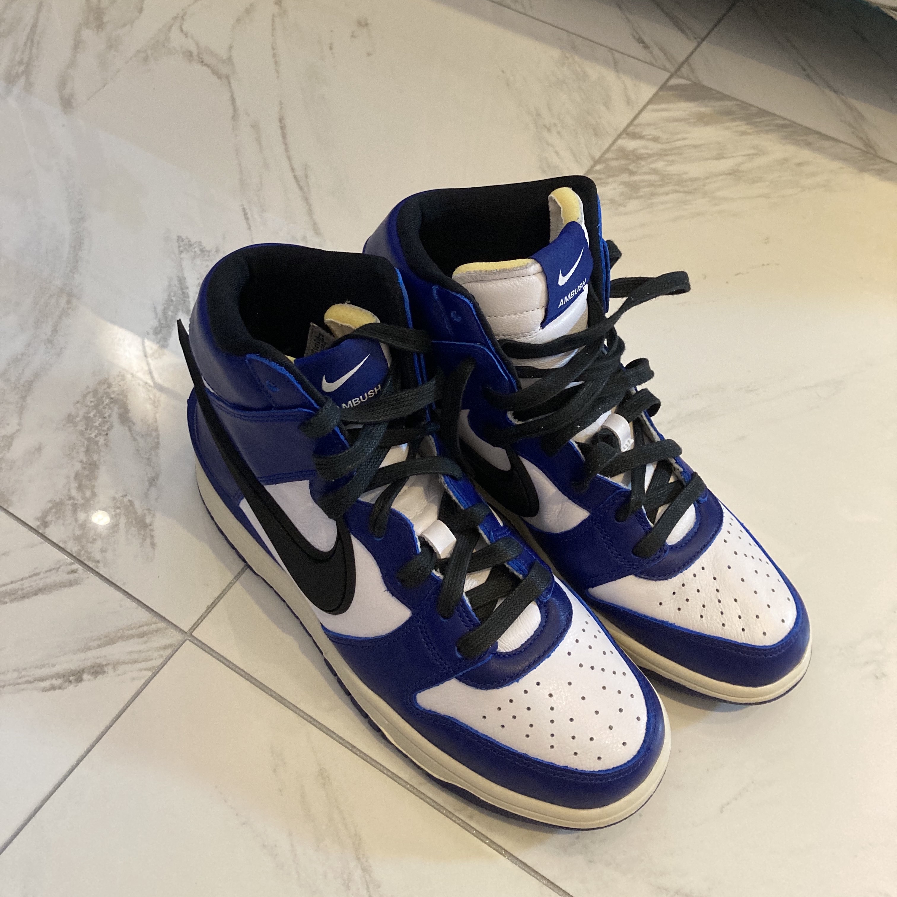 Nike x Ambush Dunk High Deep Royal Blue 착용 스타일 - 2