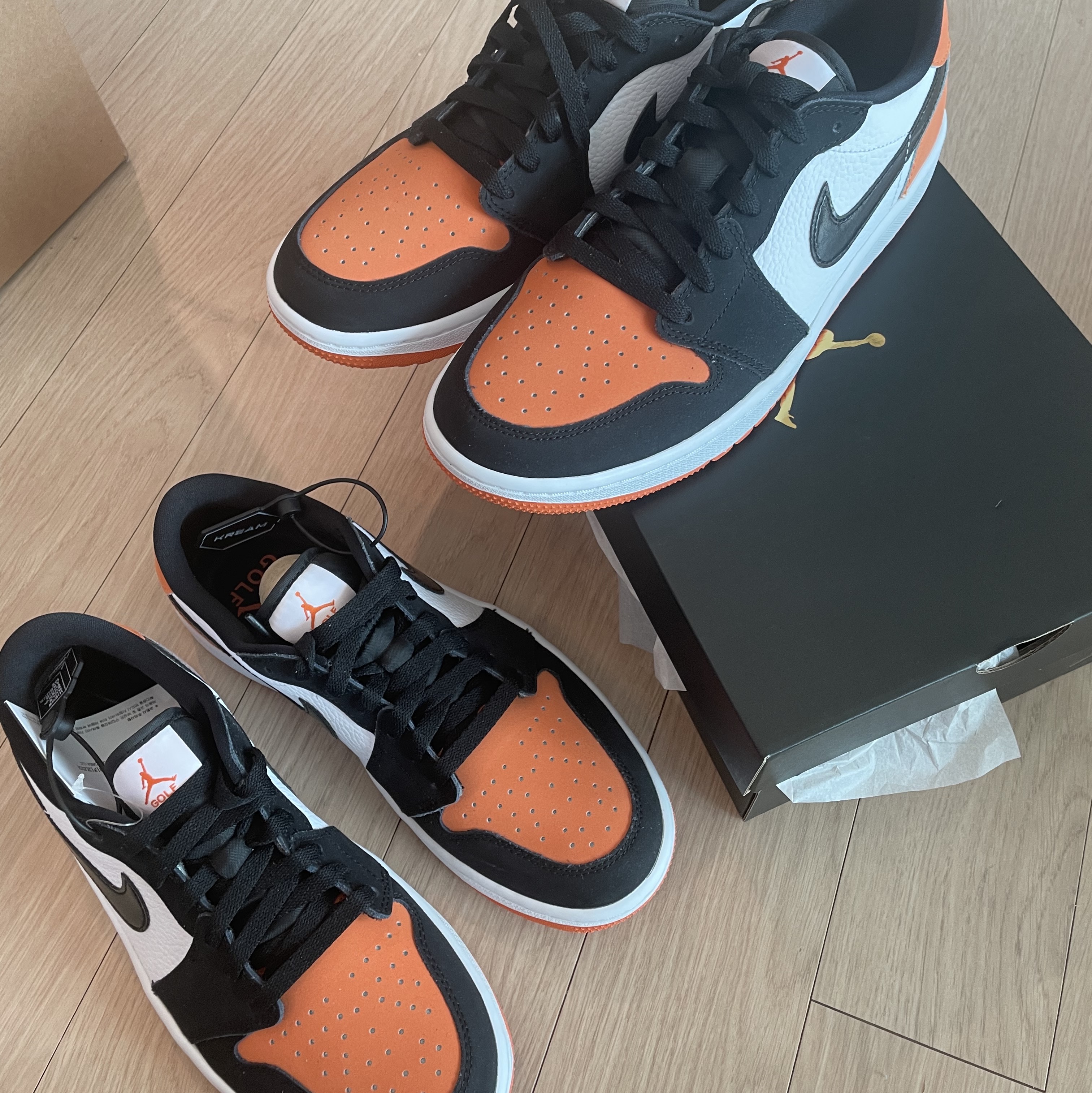 Jordan 1 Low Golf Starfish 착용 스타일