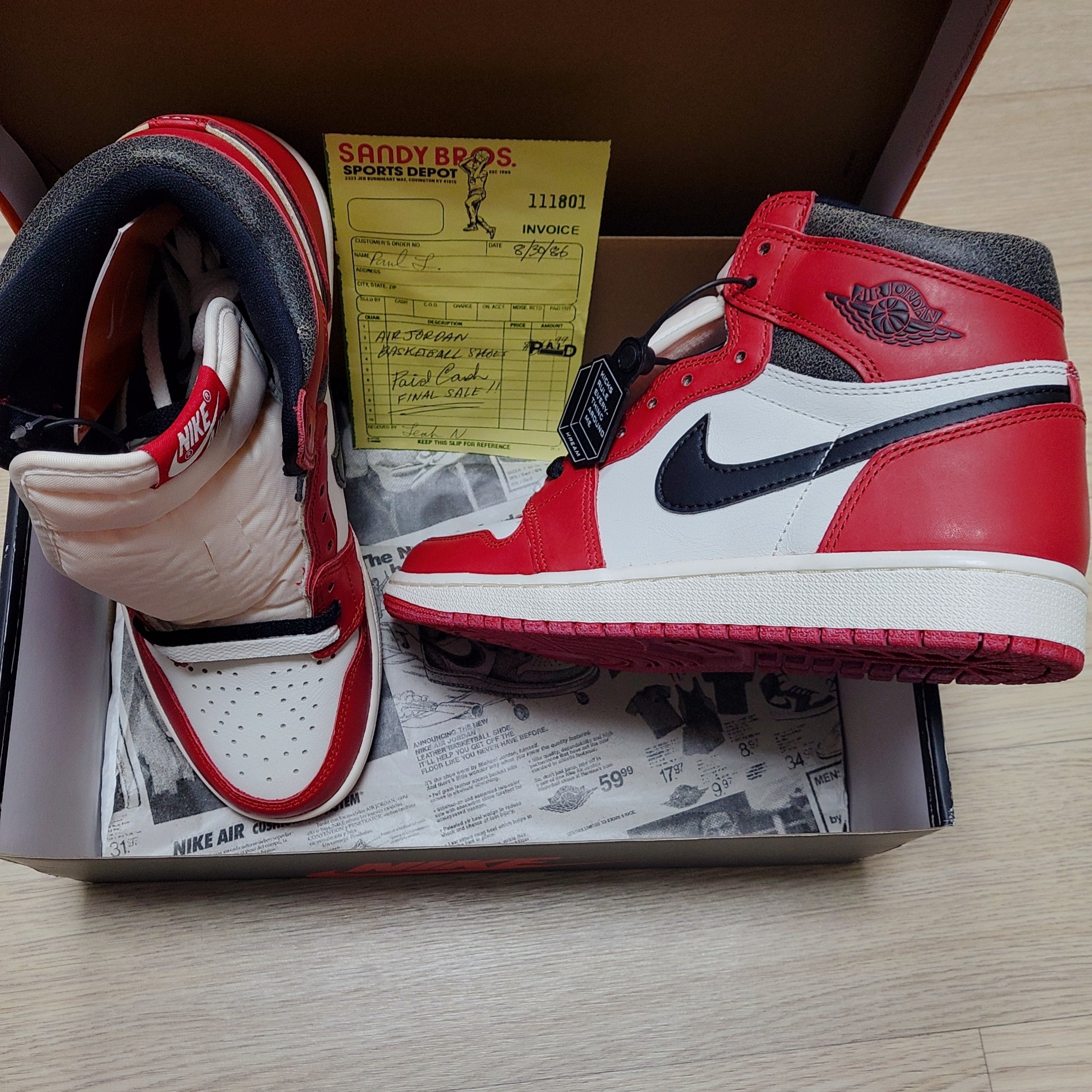 Jordan 1 Retro High OG Chicago 2022 착용 스타일 - 2