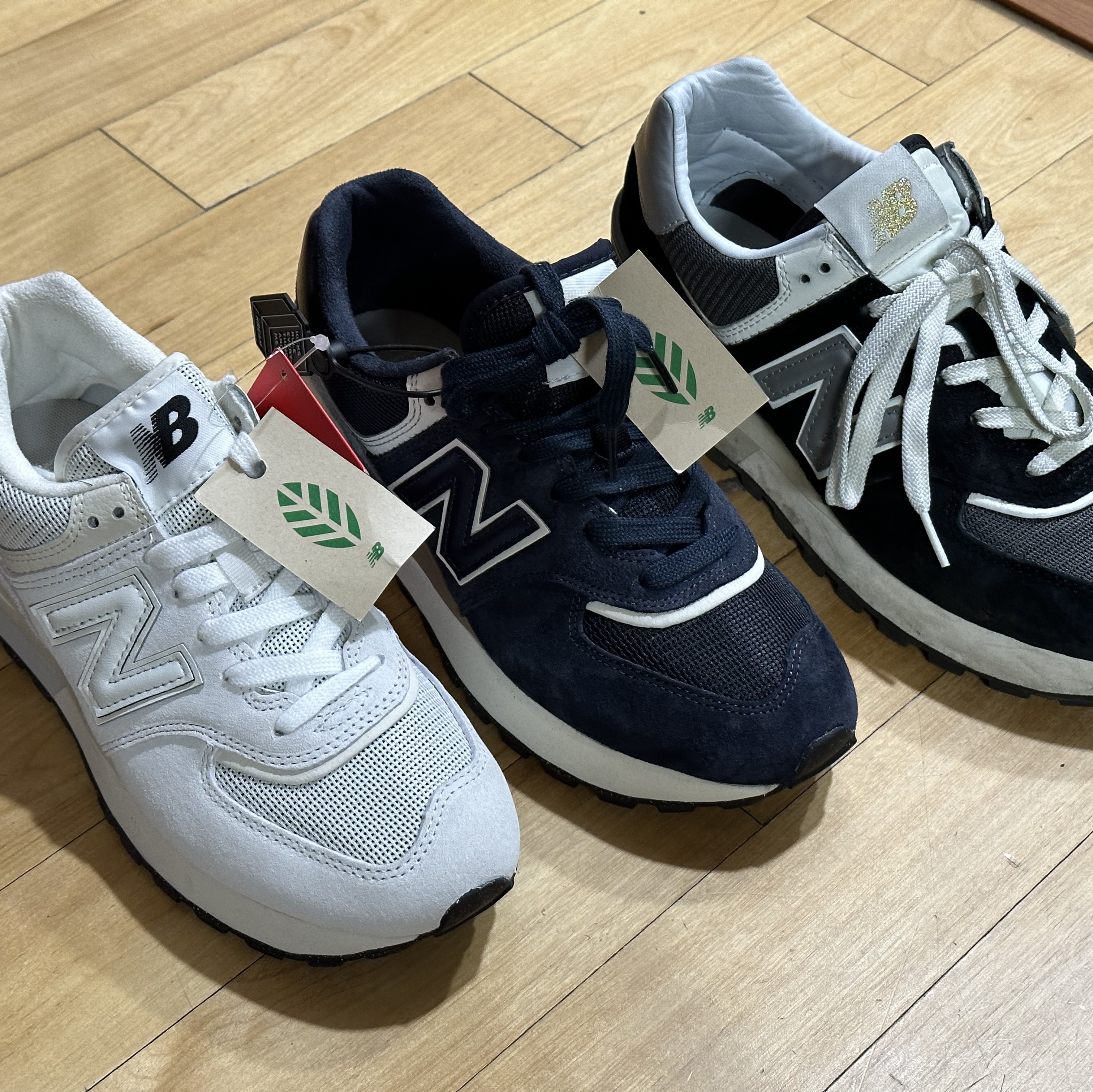 New Balance 574 Legacy Blue Navy, New Balance 574 Legacy Black 착용 스타일