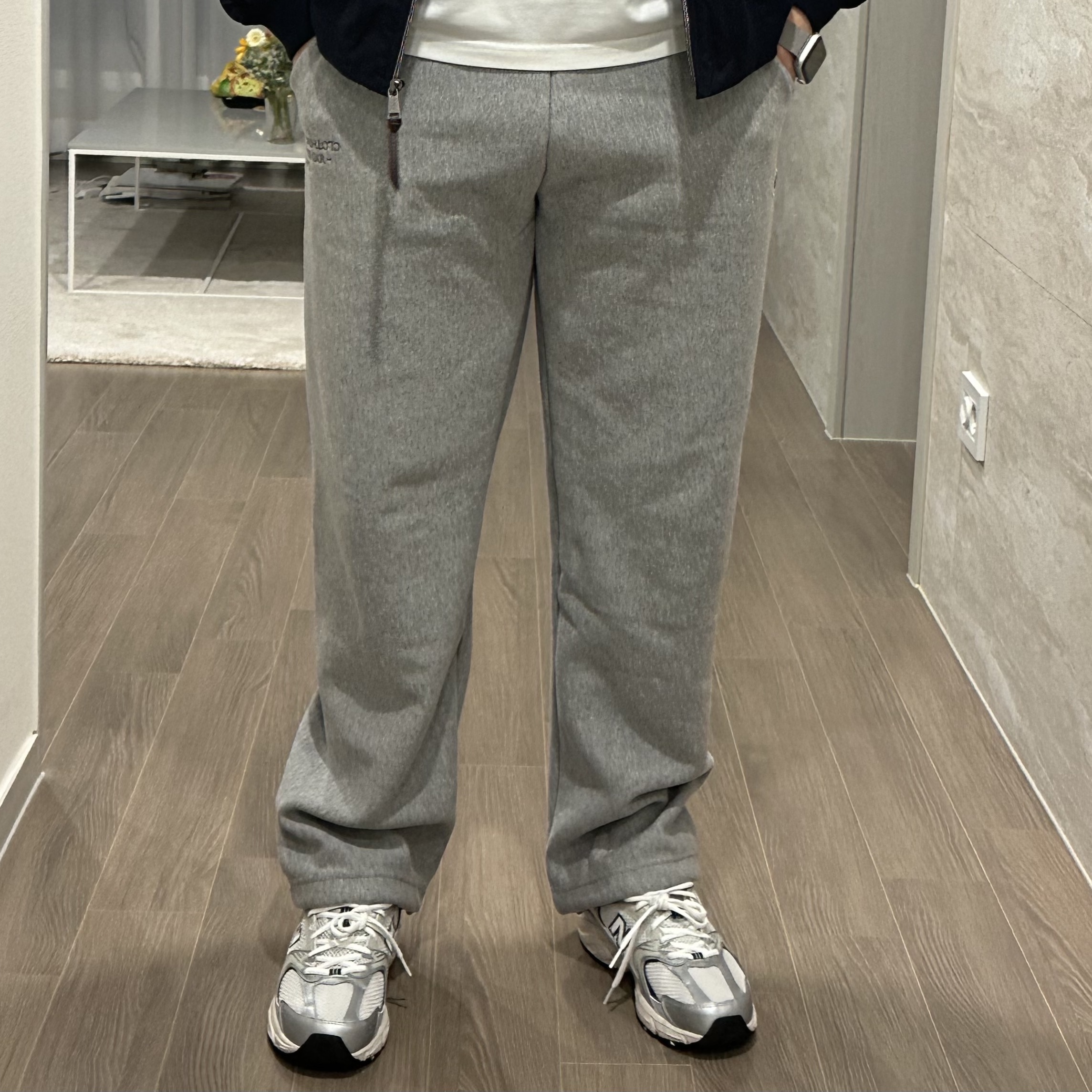 New Balance 530 Steel Grey 착용 스타일