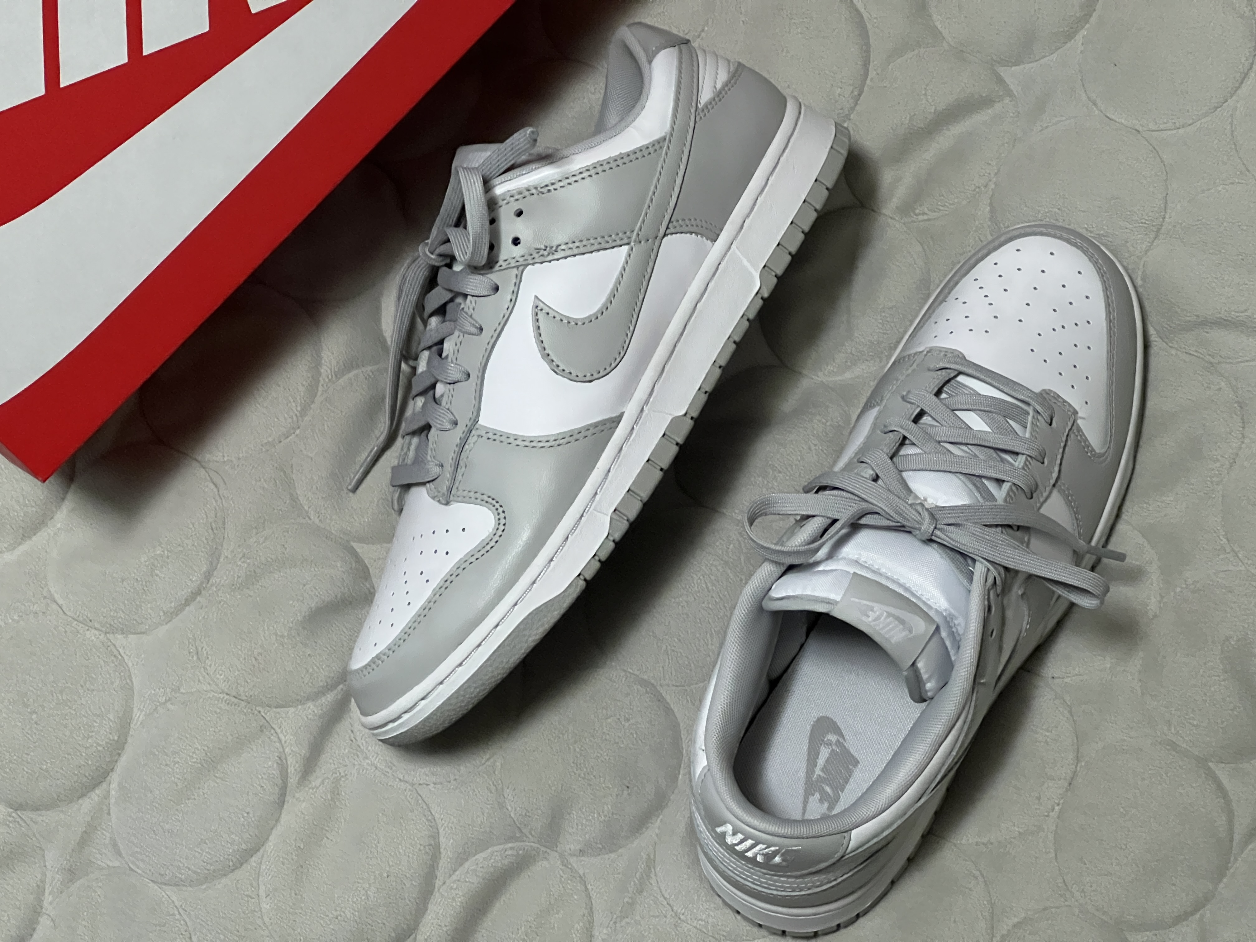 Nike Dunk Low Retro Grey Fog 착용 스타일