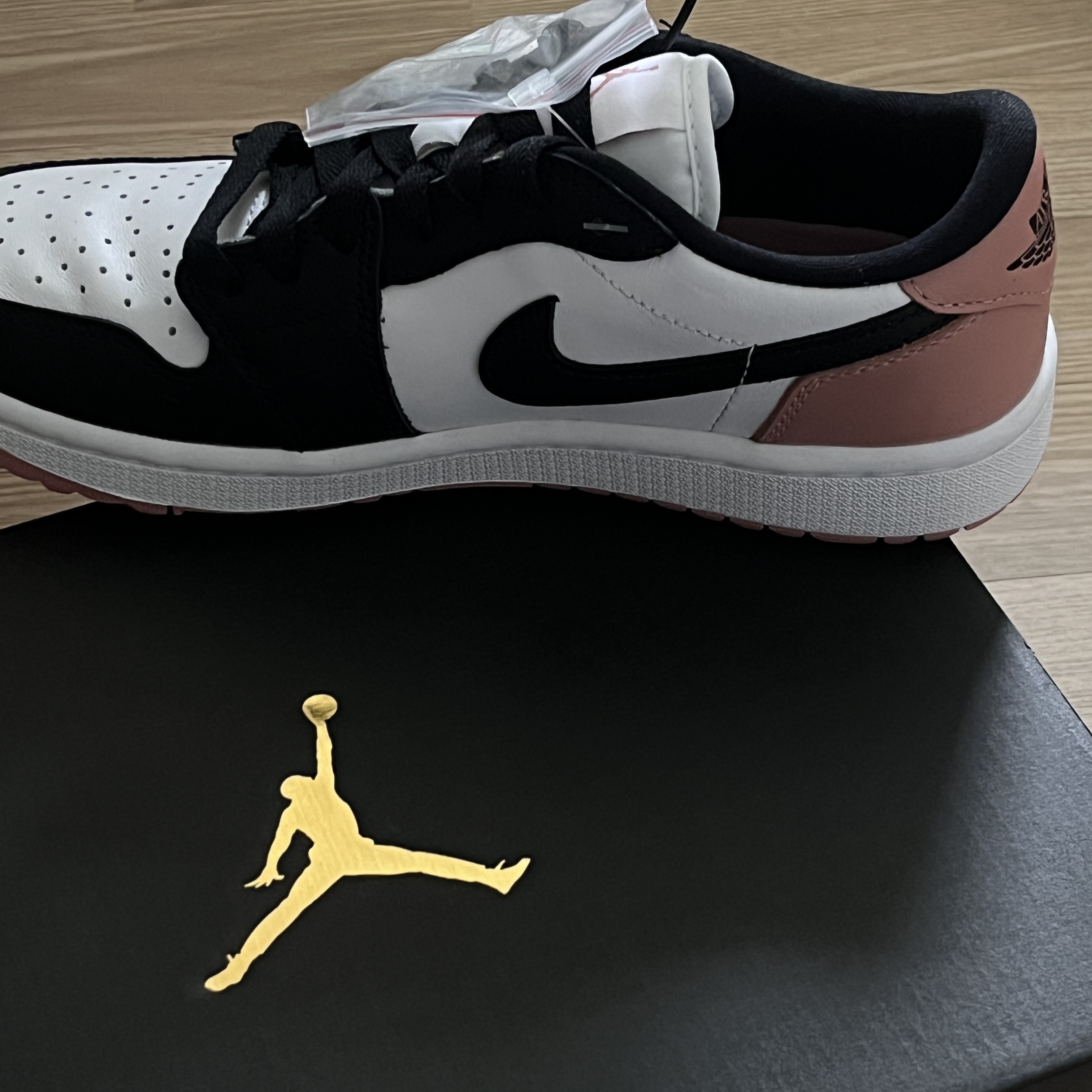 Jordan 1 Low Golf Rust Pink 착용 스타일