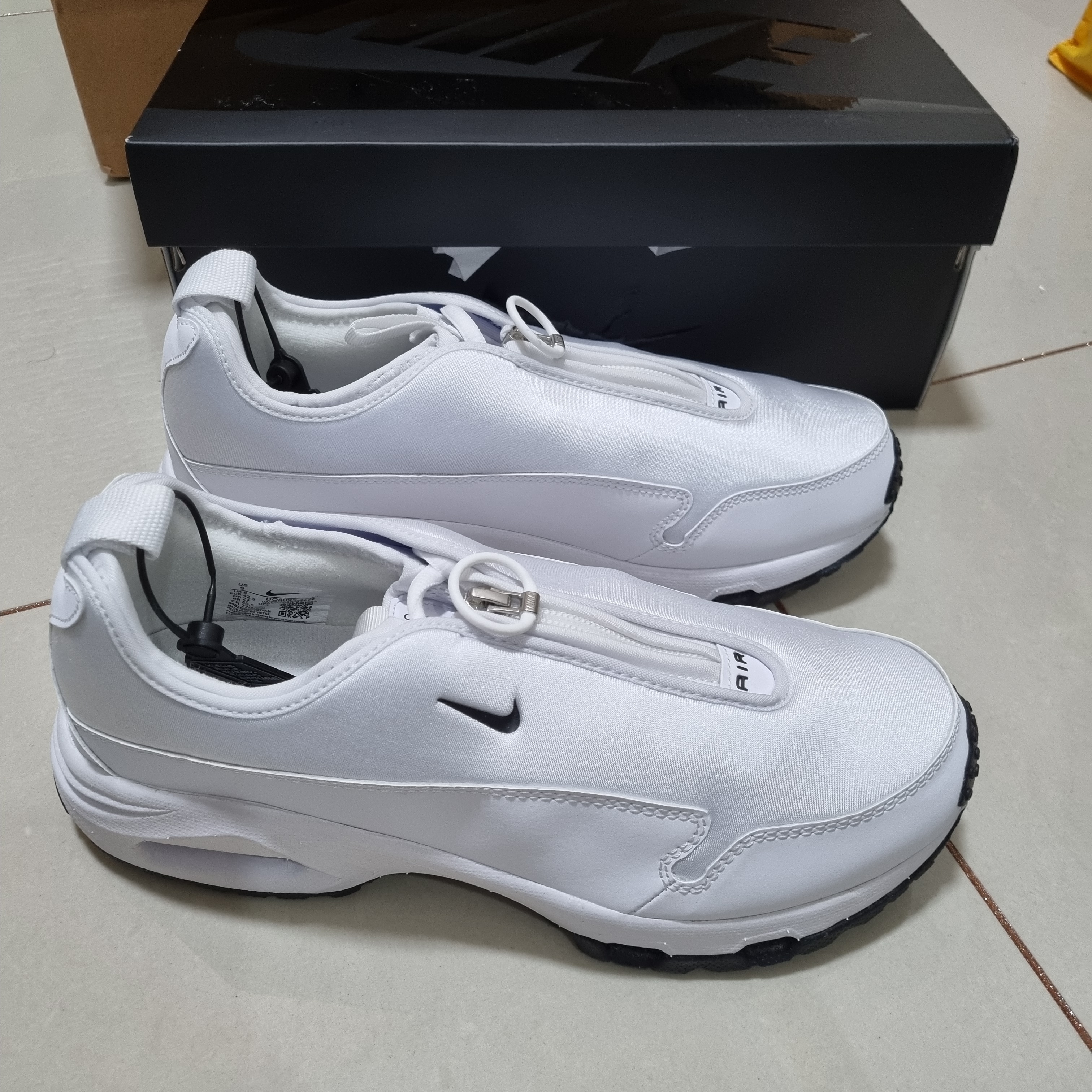 Nike x Comme des Garcons Homme Plus Air Max Sunder SP White 착용 스타일