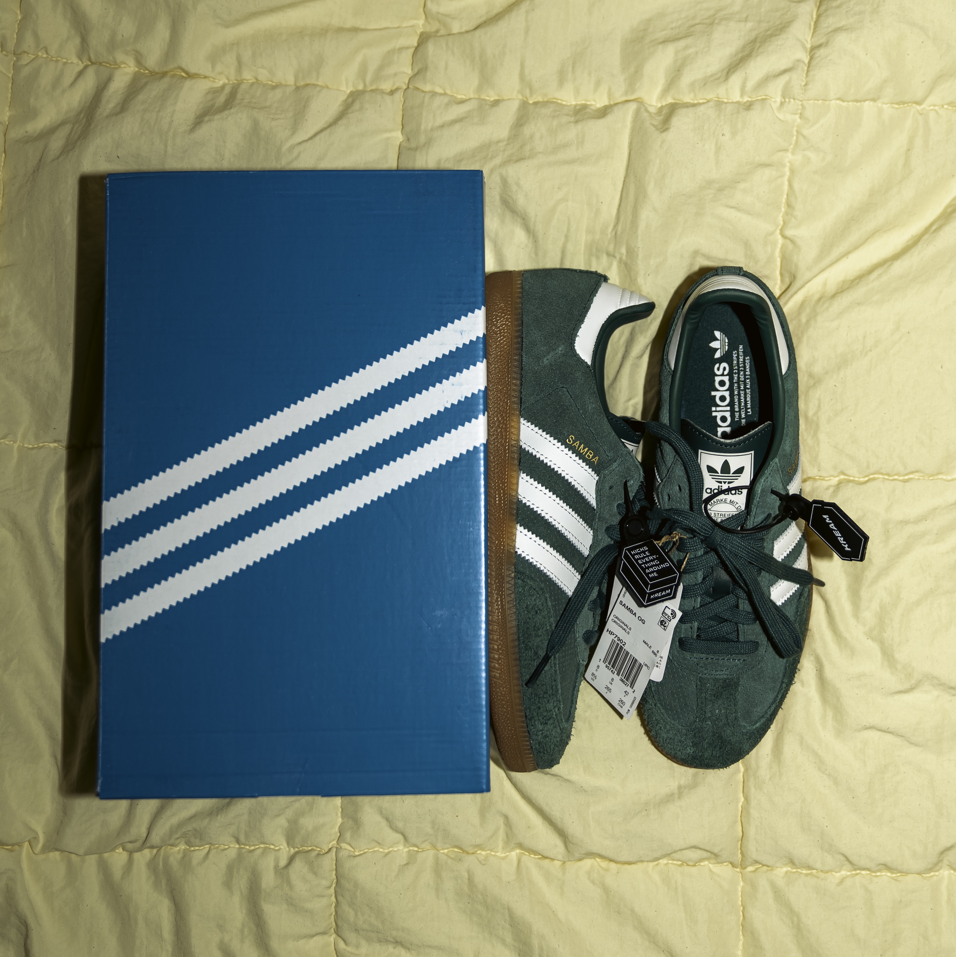 Adidas Samba OG Collegiate Green 착용 스타일 - 3