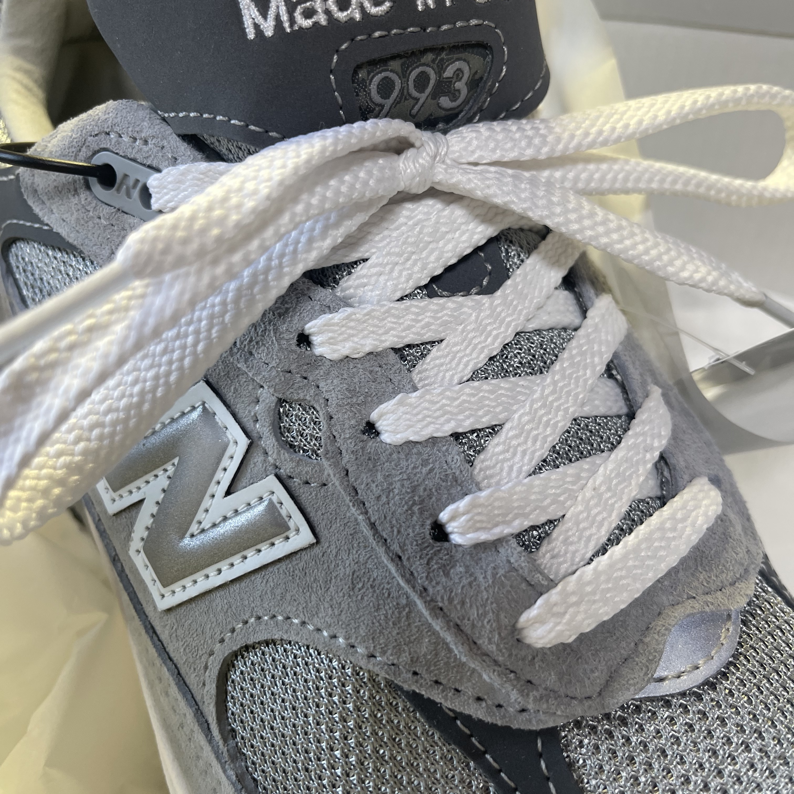 New Balance 993 Made in USA Grey - D Standard 착용 스타일