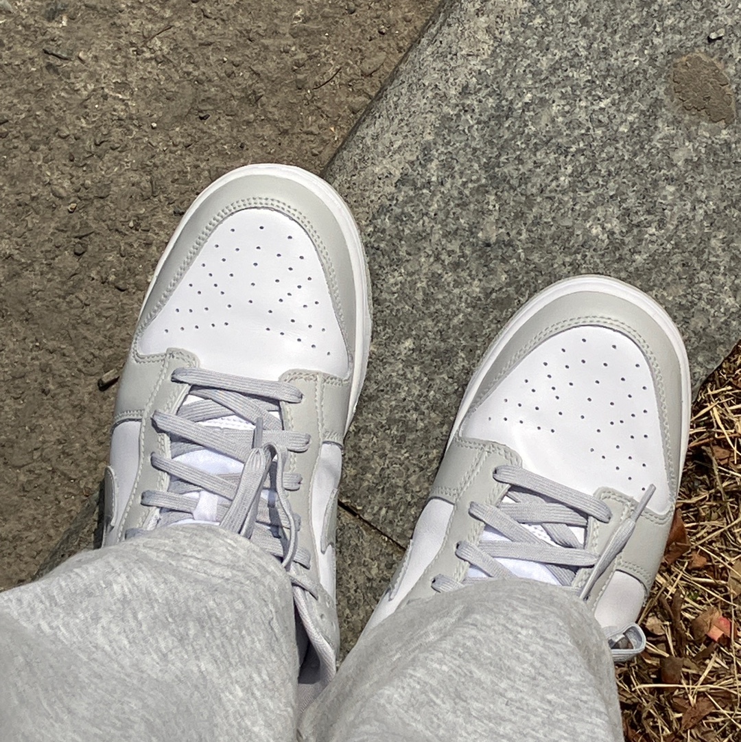 Nike Dunk Low Retro Grey Fog 착용 스타일