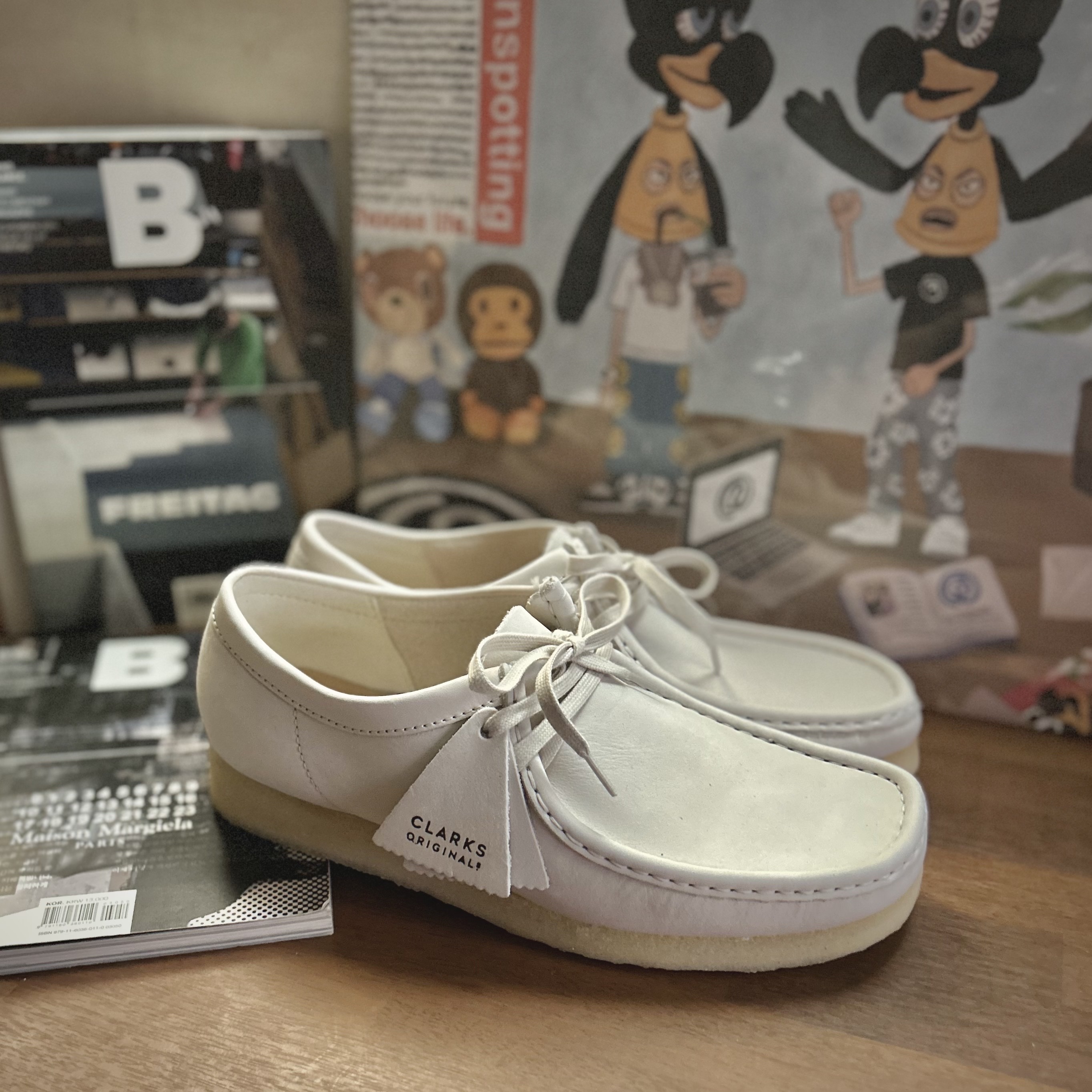Clarks Wallabee Maple Suede 착용 스타일