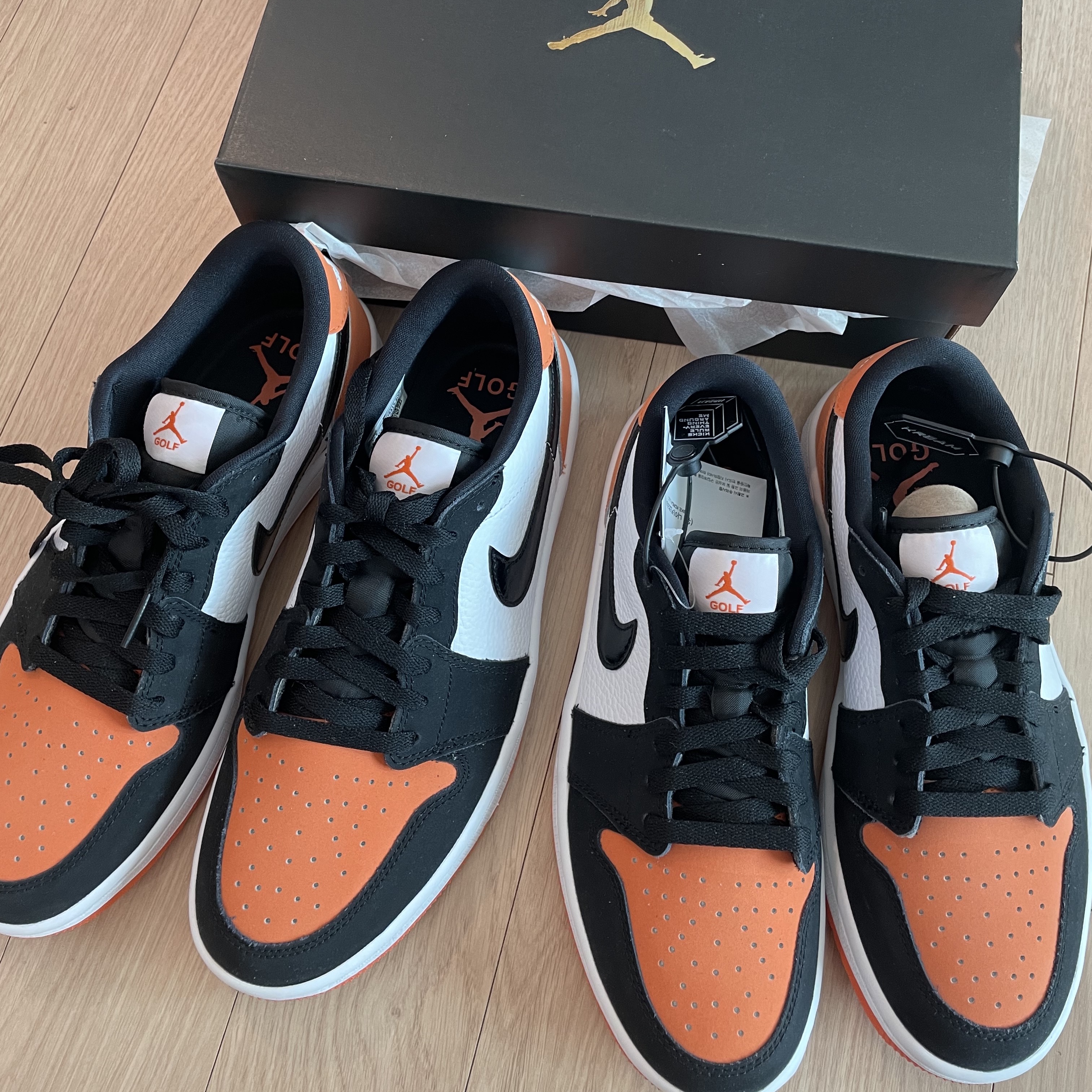 Jordan 1 Low Golf Starfish 착용 스타일