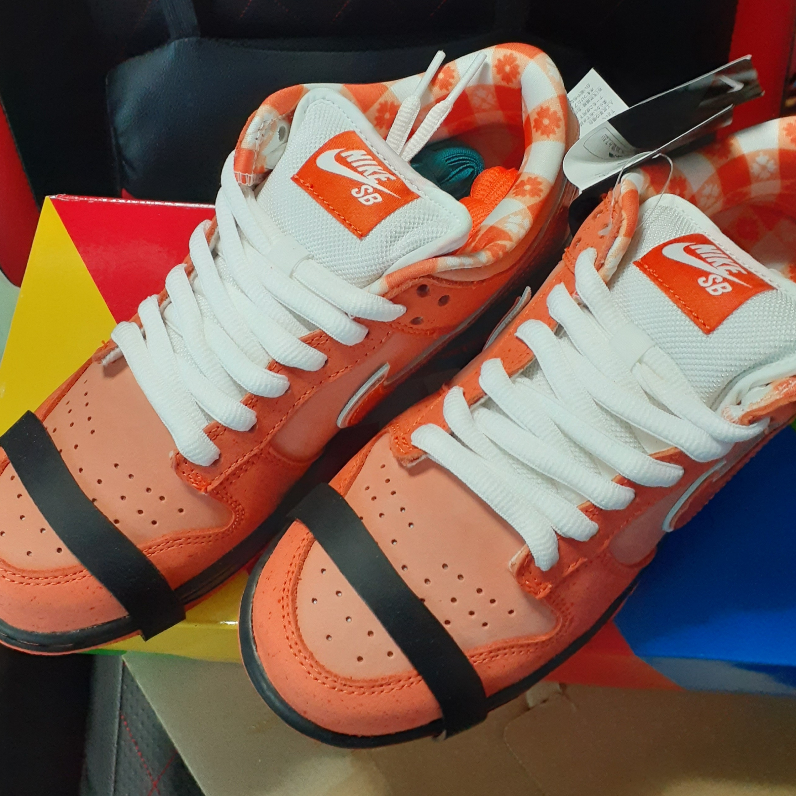 Nike x Concepts SB Dunk Low Orange Lobster (Regular Box) 착용 스타일 - 2