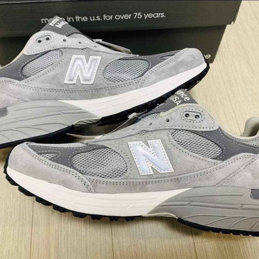New Balance 993 Made in USA Grey - D Standard 착용 스타일