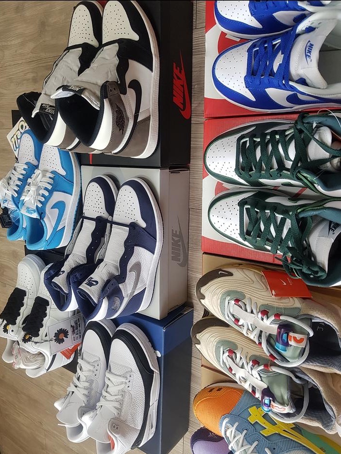Nike Dunk Low SP Kentucky 2020, Nike Dunk High SP Spartan Green 착용 스타일