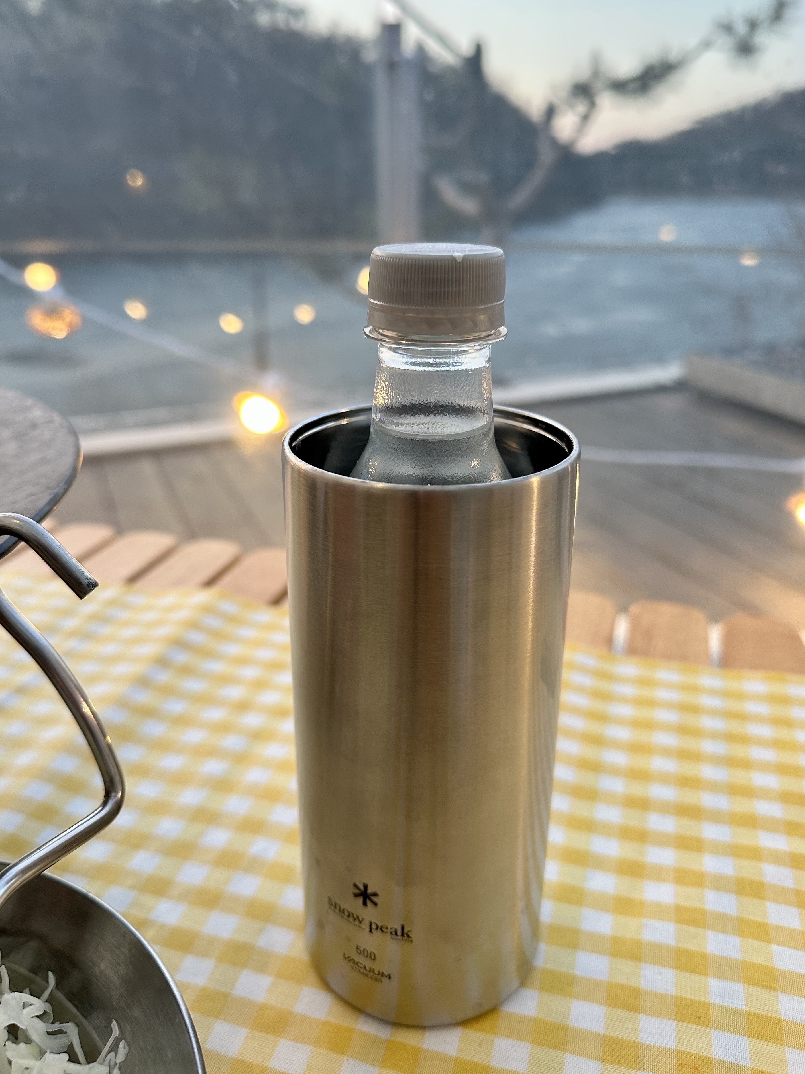 Snow Peak Can Cooler 500 착용 스타일