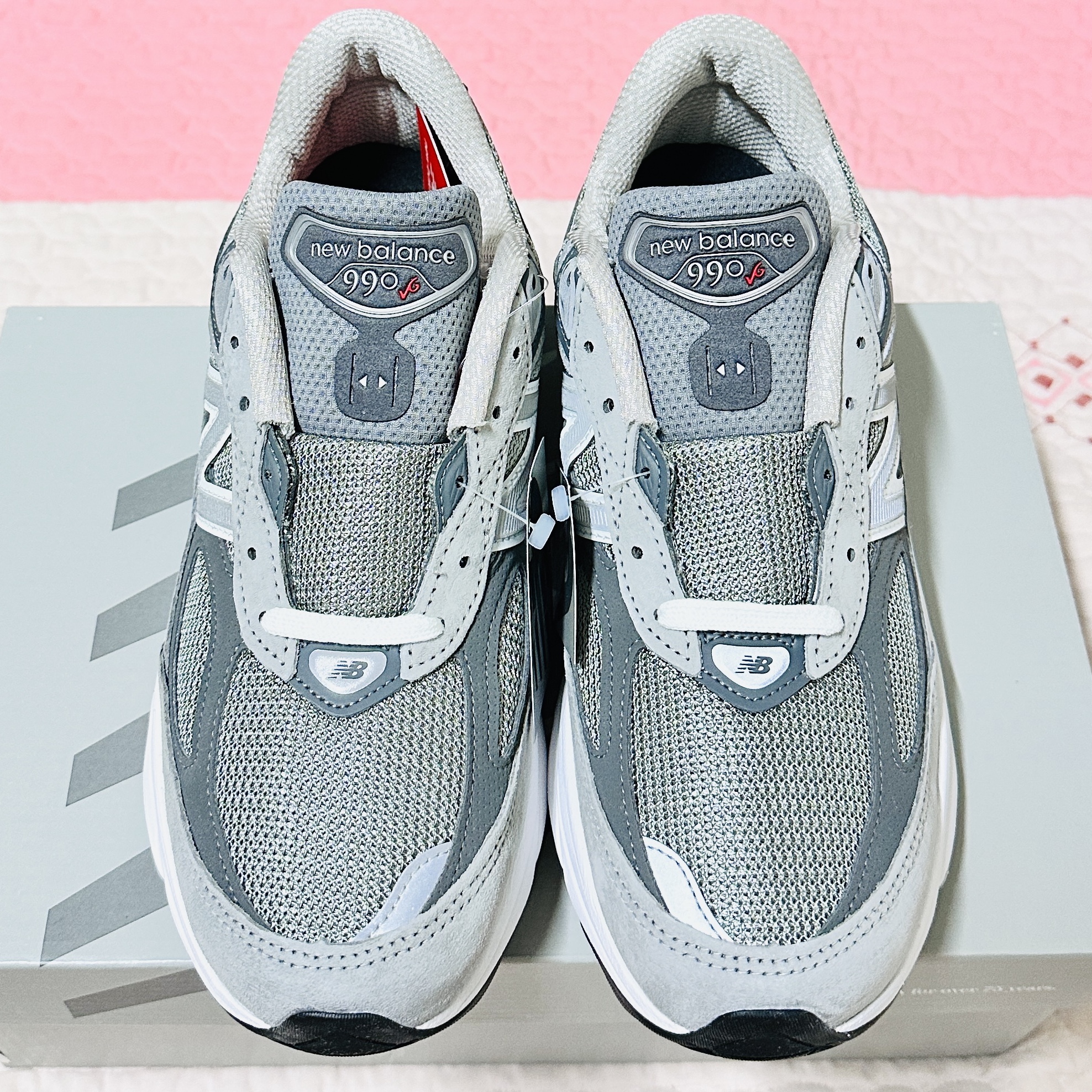 New Balance 990v6 Made in USA Grey - D Standard 착용 스타일 - 1