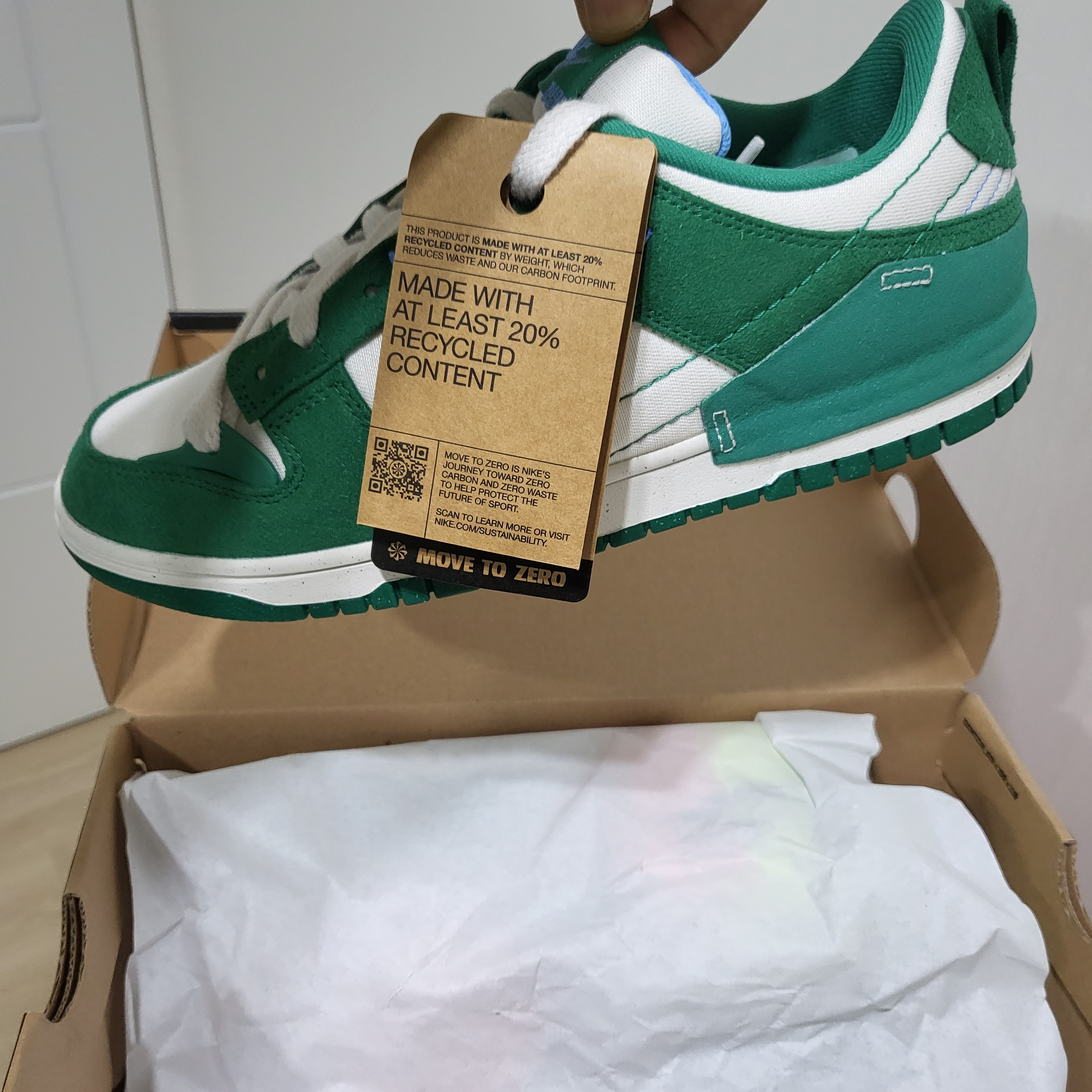 (W) Nike Dunk Low Disrupt 2 Phantom University Blue 착용 스타일