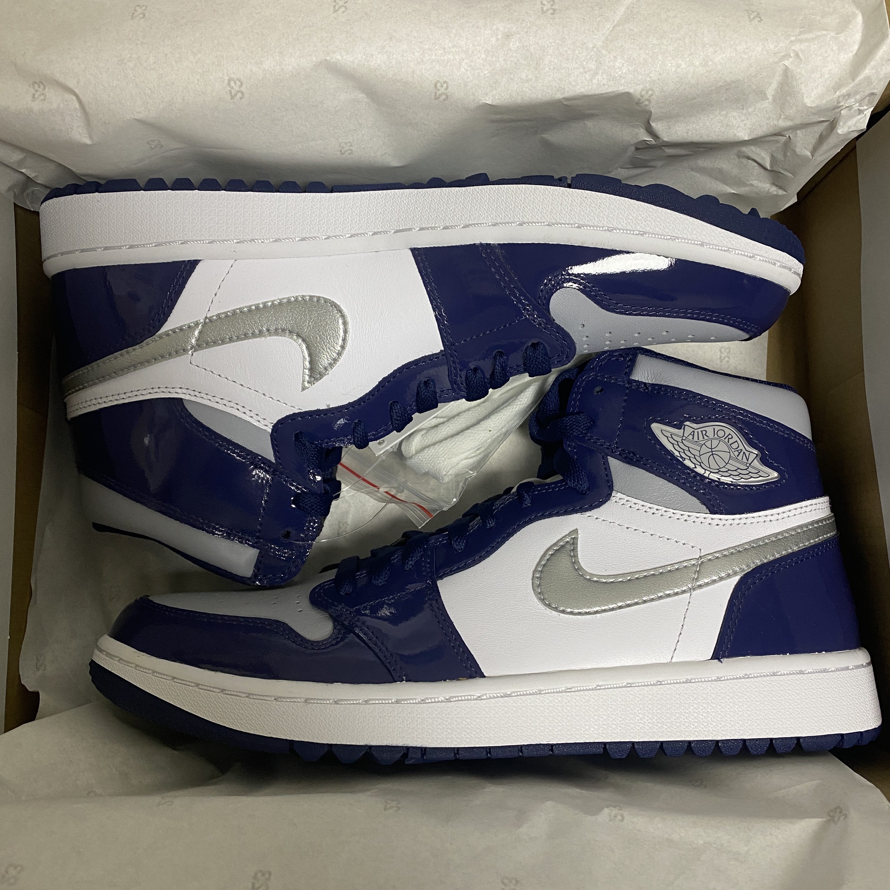 Jordan 1 High Golf Midnight Navy 착용 스타일