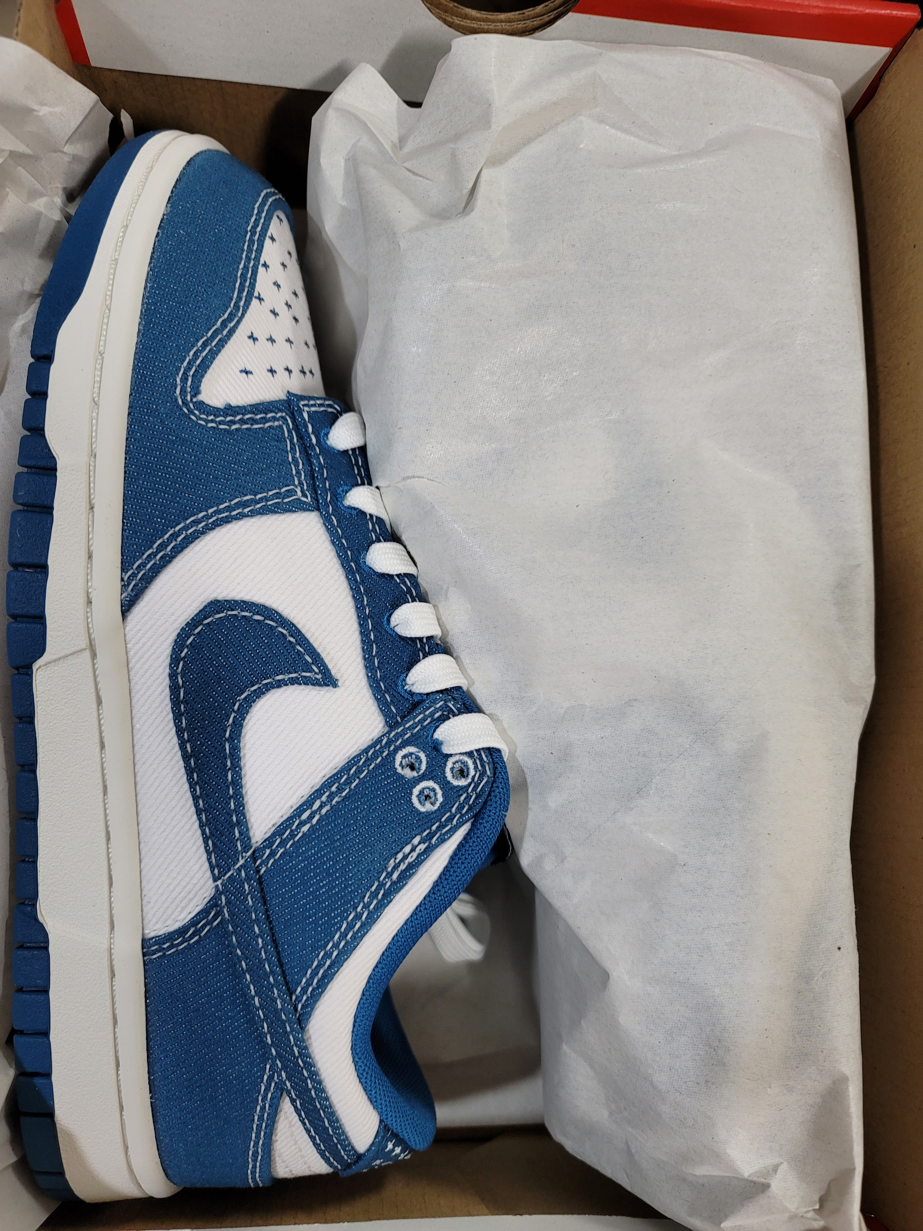 Nike Dunk Low Retro SE Industrial Blue 착용 스타일