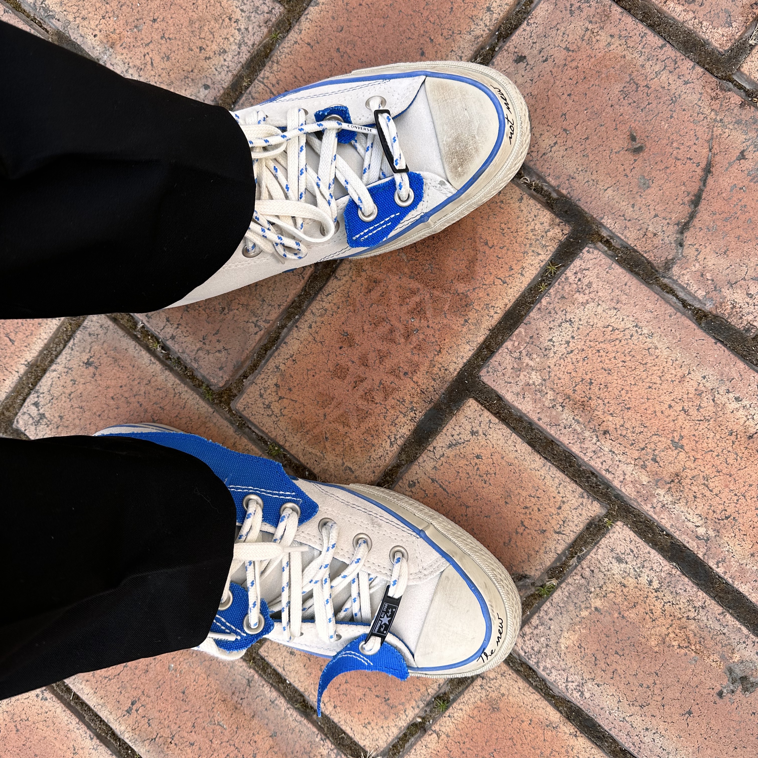 Converse x Ader Error Chuck 70 High White 착용 스타일