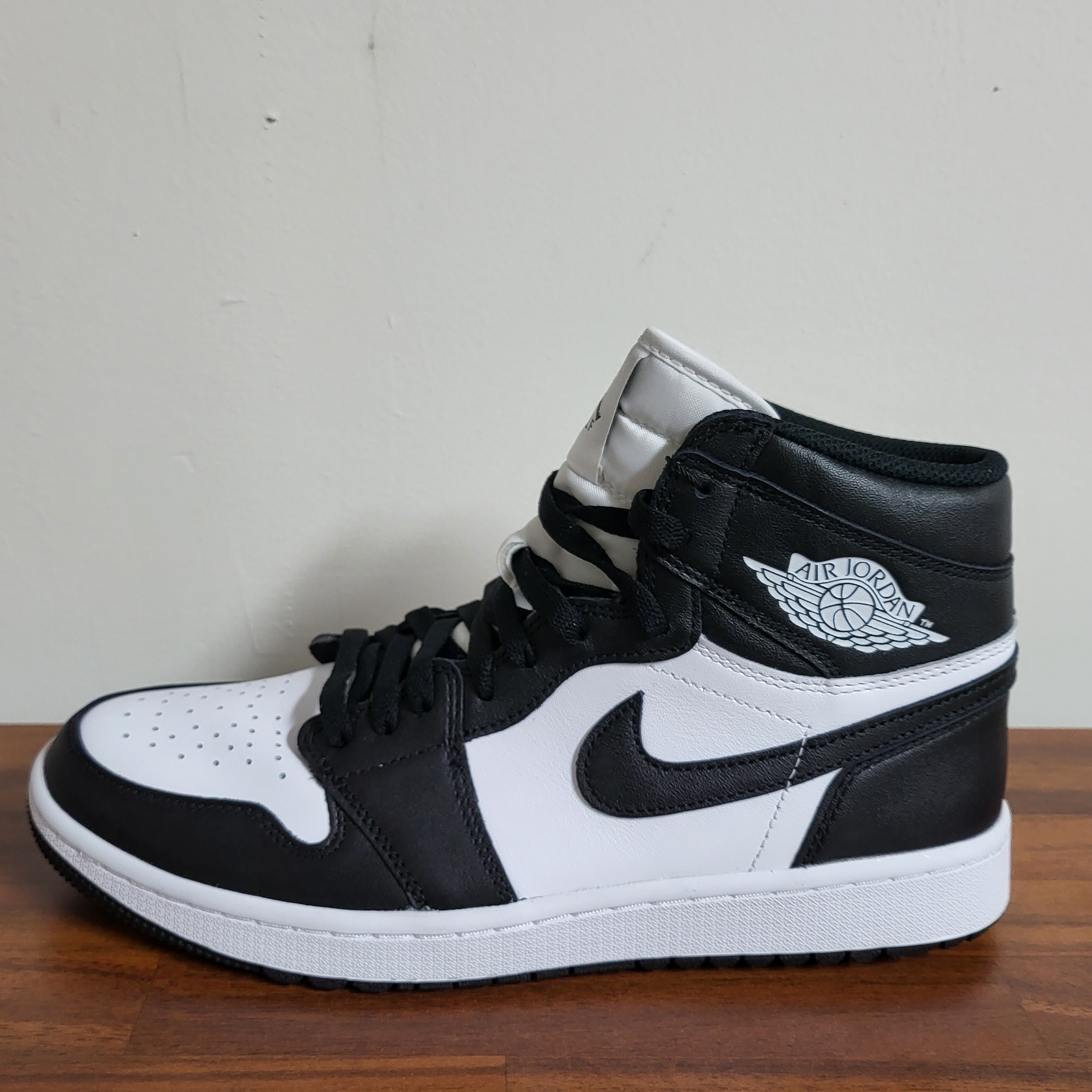 Jordan 1 High Golf White Black 착용 스타일 - 1