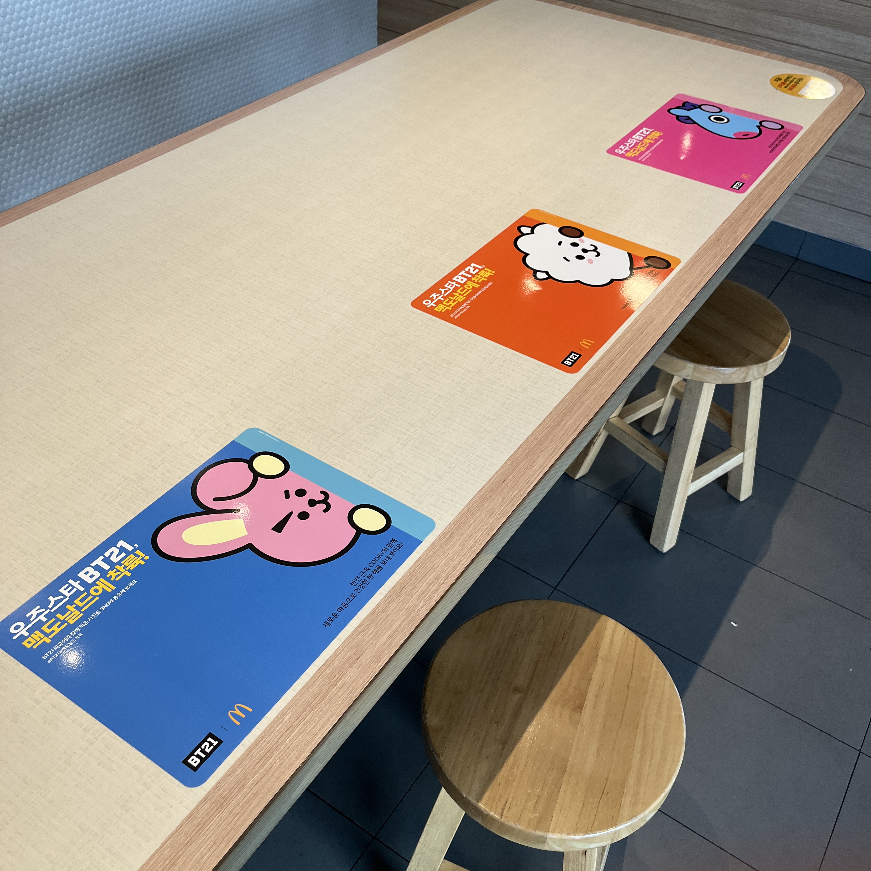 McDonald's x BT21 Figurine Set Collectors Kit 착용 스타일 - 4