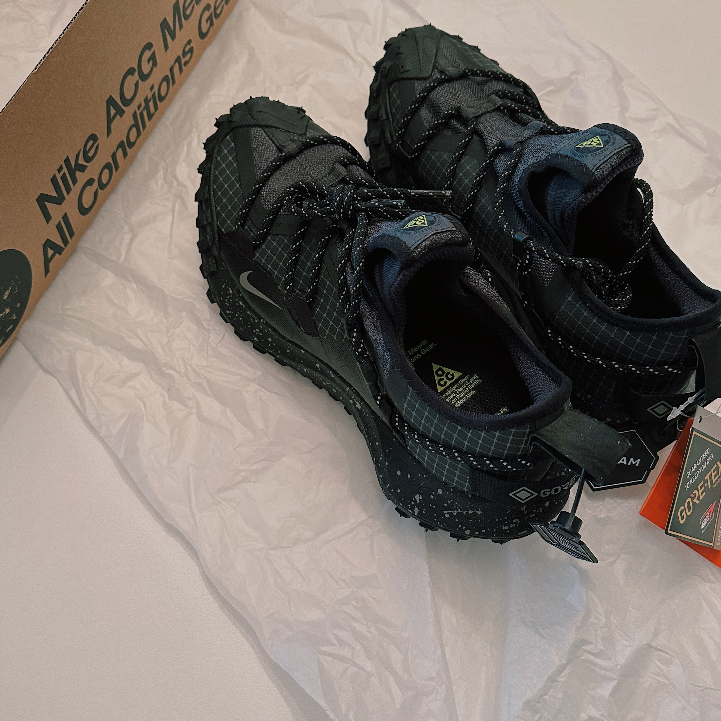 Nike ACG Mountain Fly Low Gore-Tex SE Dark Smoke Grey 착용 스타일 - 2