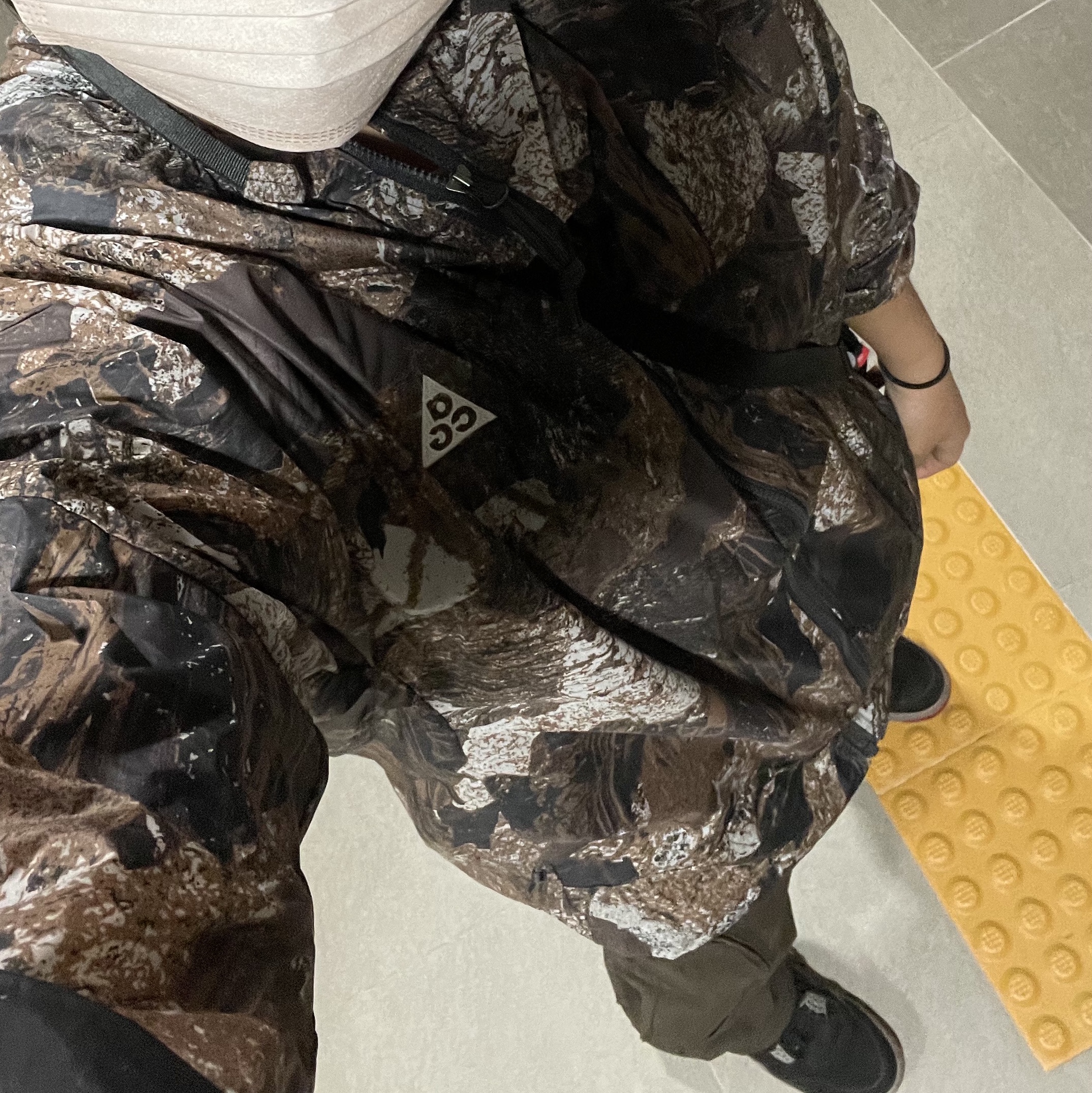 Nike ACG Windproof Cinder Cone Jacket Ironstone - Asia 착용 스타일 - 2
