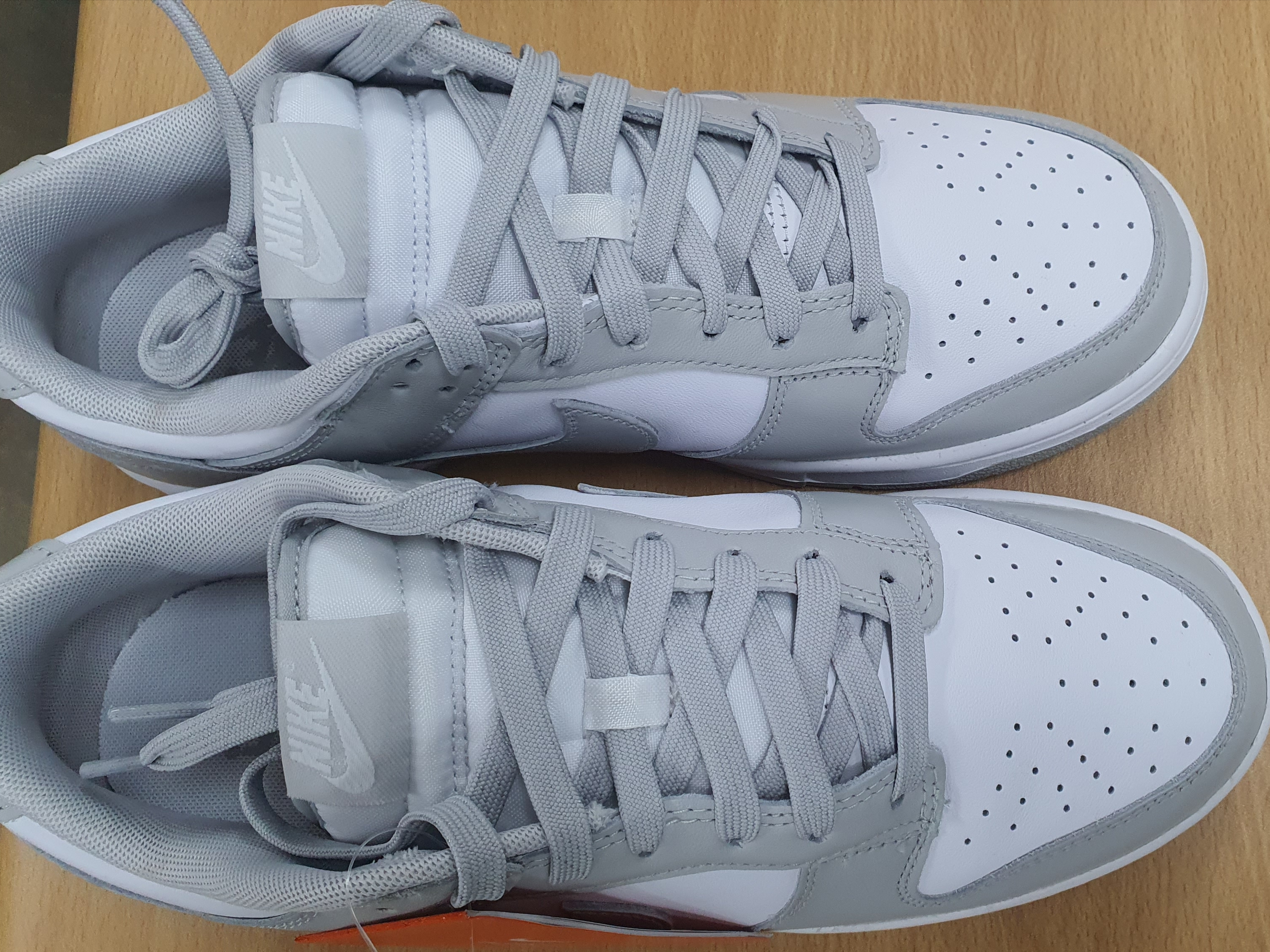 Nike Dunk Low Retro Grey Fog 착용 스타일 - 1
