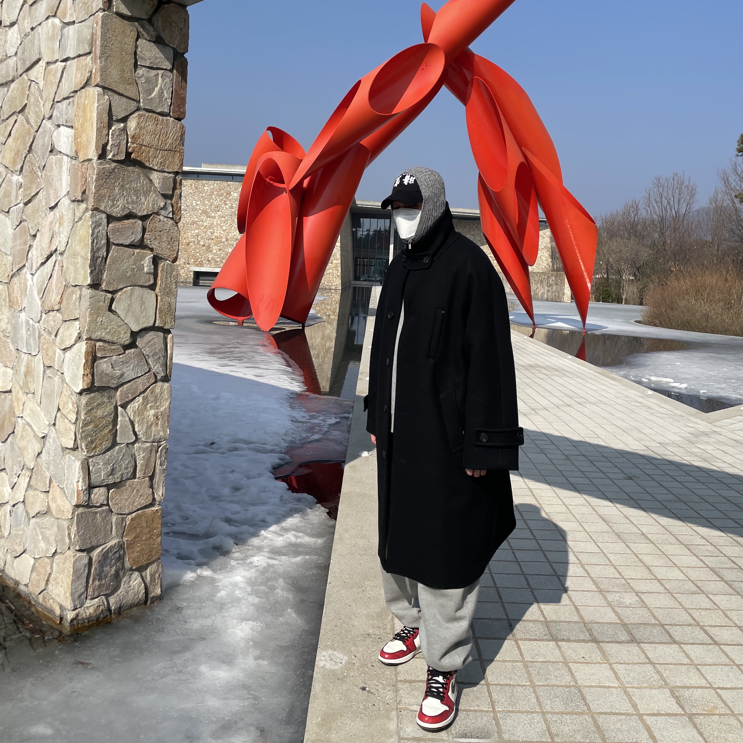 Nike x Stussy NRG BR Crew Fleece Grey, Nike x Stussy NRG BR Fleece Pants Grey 착용 스타일