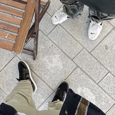 Jordan 1 x Travis Scott Retro Low OG SP Mocha 착용 스타일