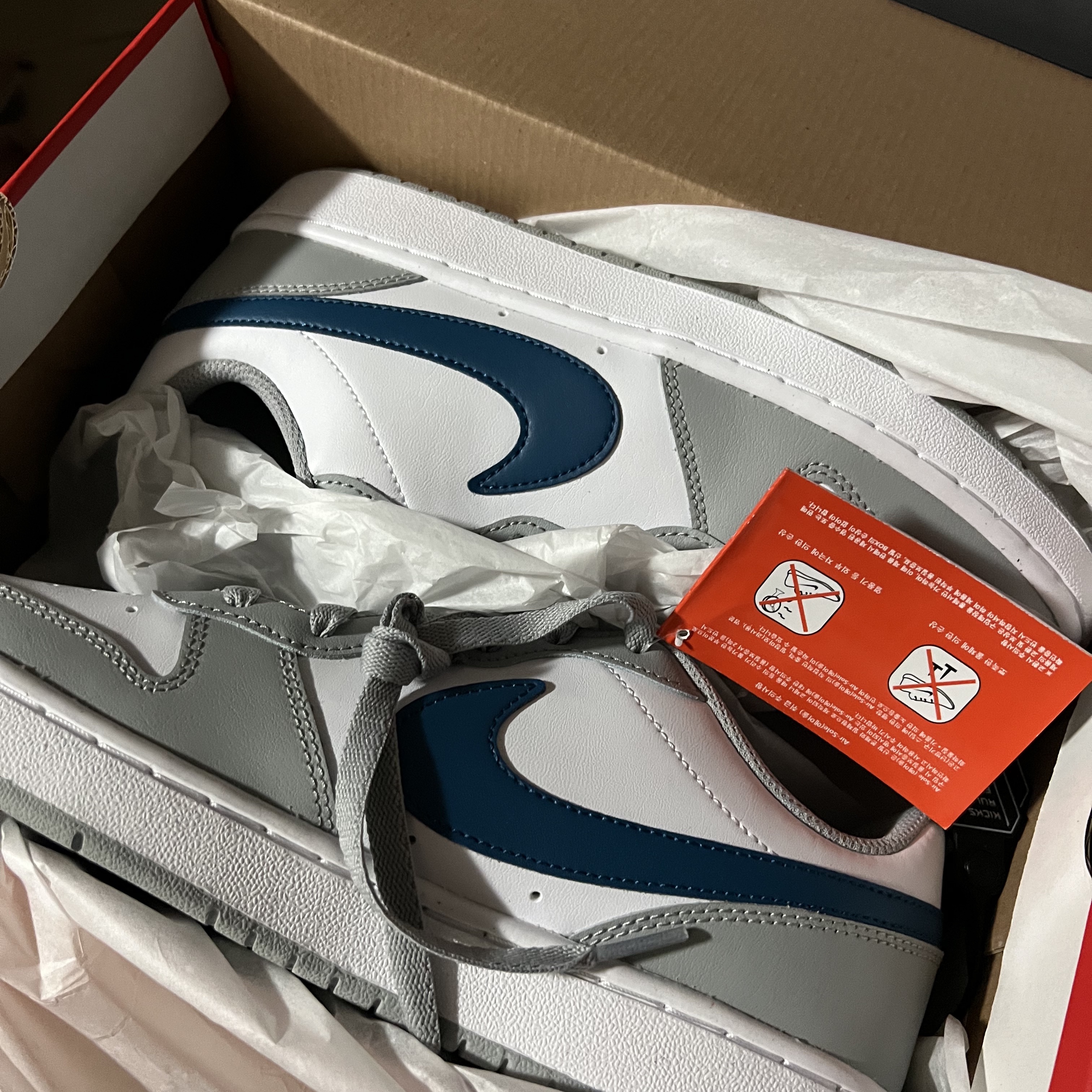 (GS) Nike Court Borough Low 2 Light Smoke Grey 착용 스타일 - 1