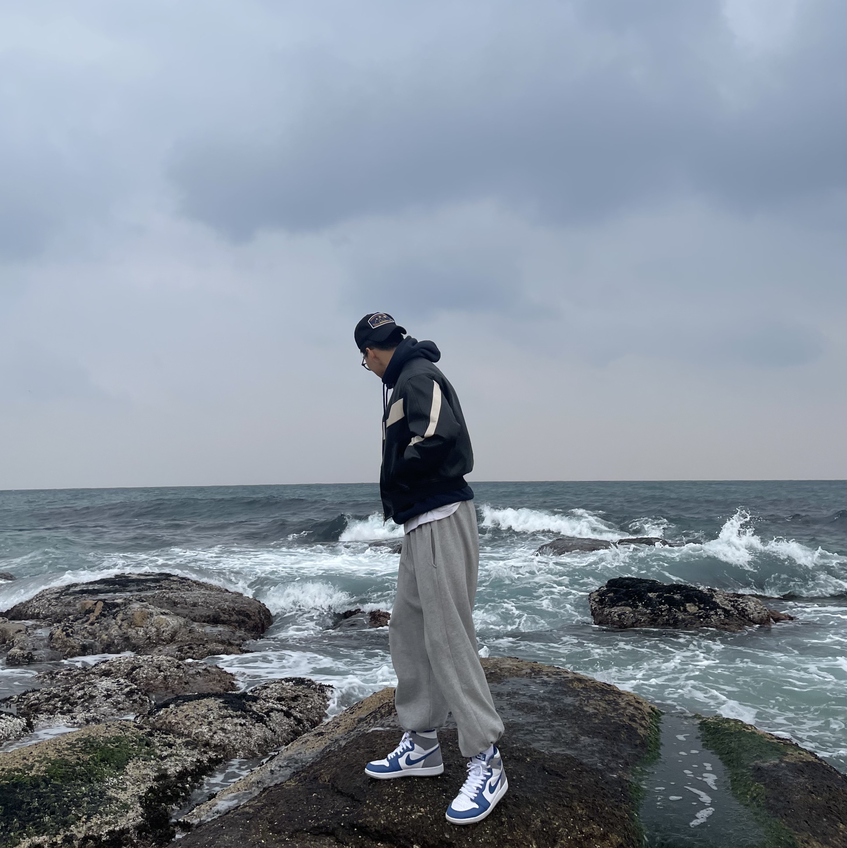 Jordan 1 Retro High OG True Blue 착용 스타일