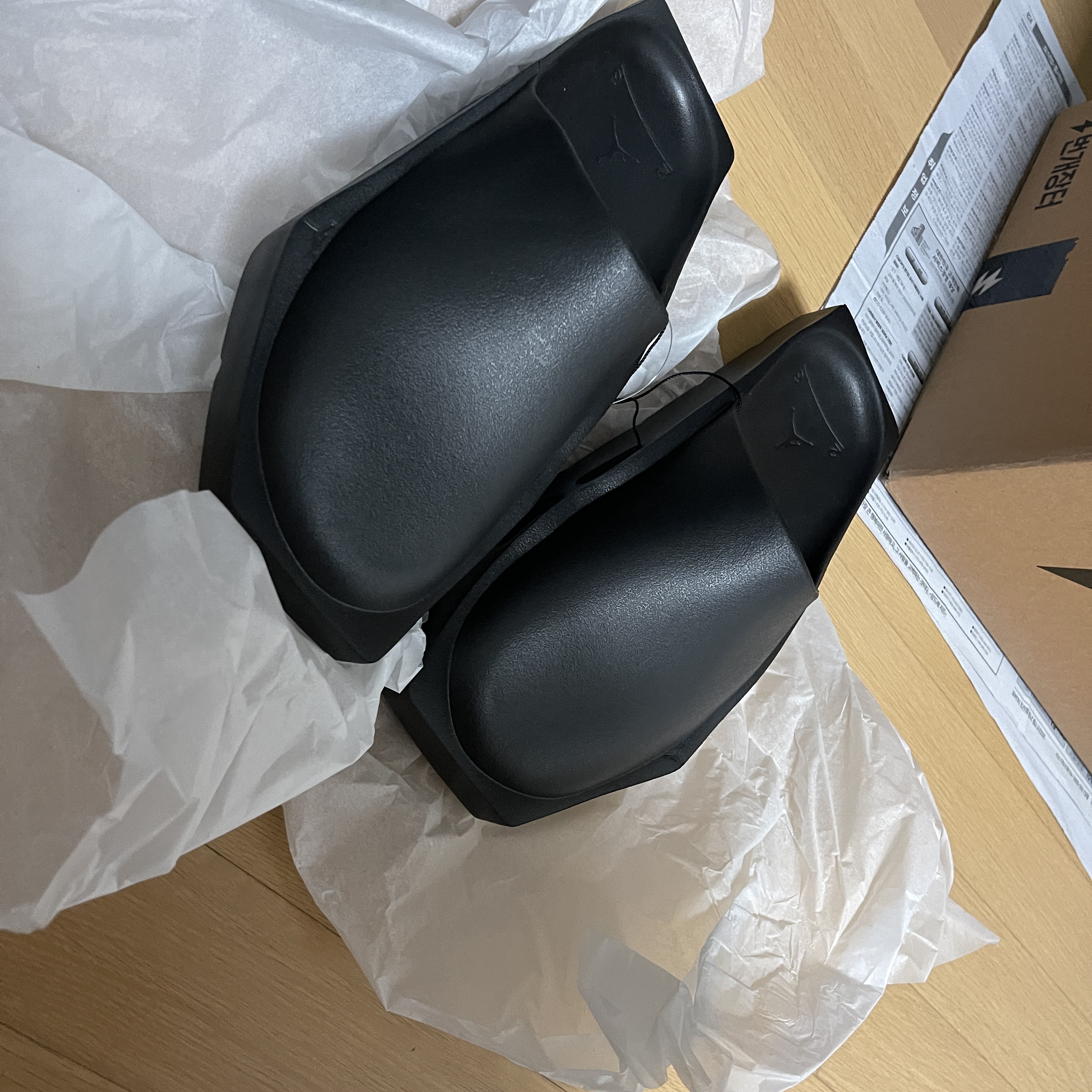 (W) Jordan Hex Mule SP Black 착용 스타일 - 1
