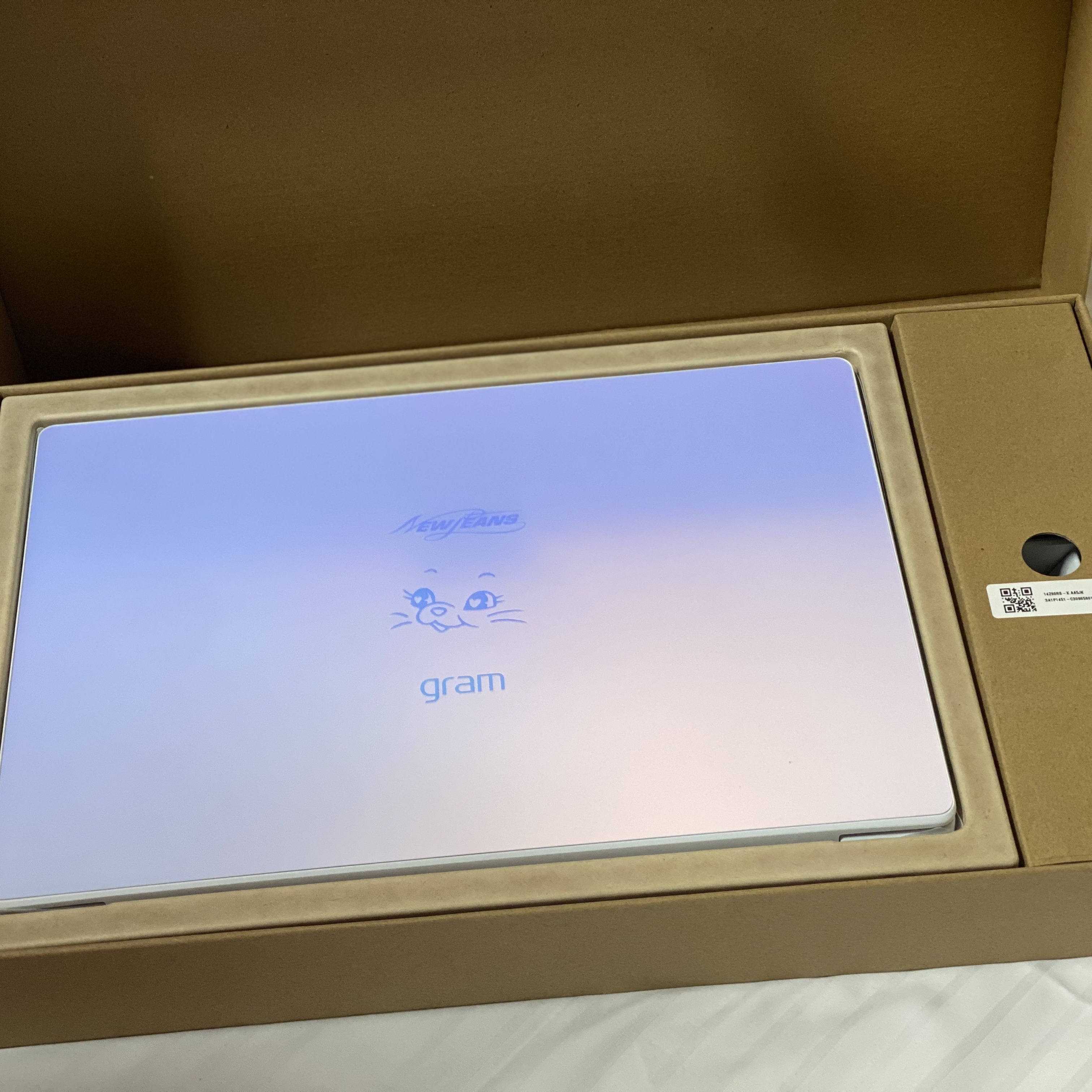 LG Gram Style NewJeans Limited Edition Mini Bunny i5-1340P 256GB SSD / 16GB Aurora White without Goods (Korean Ver.) 착용 스타일 - 2