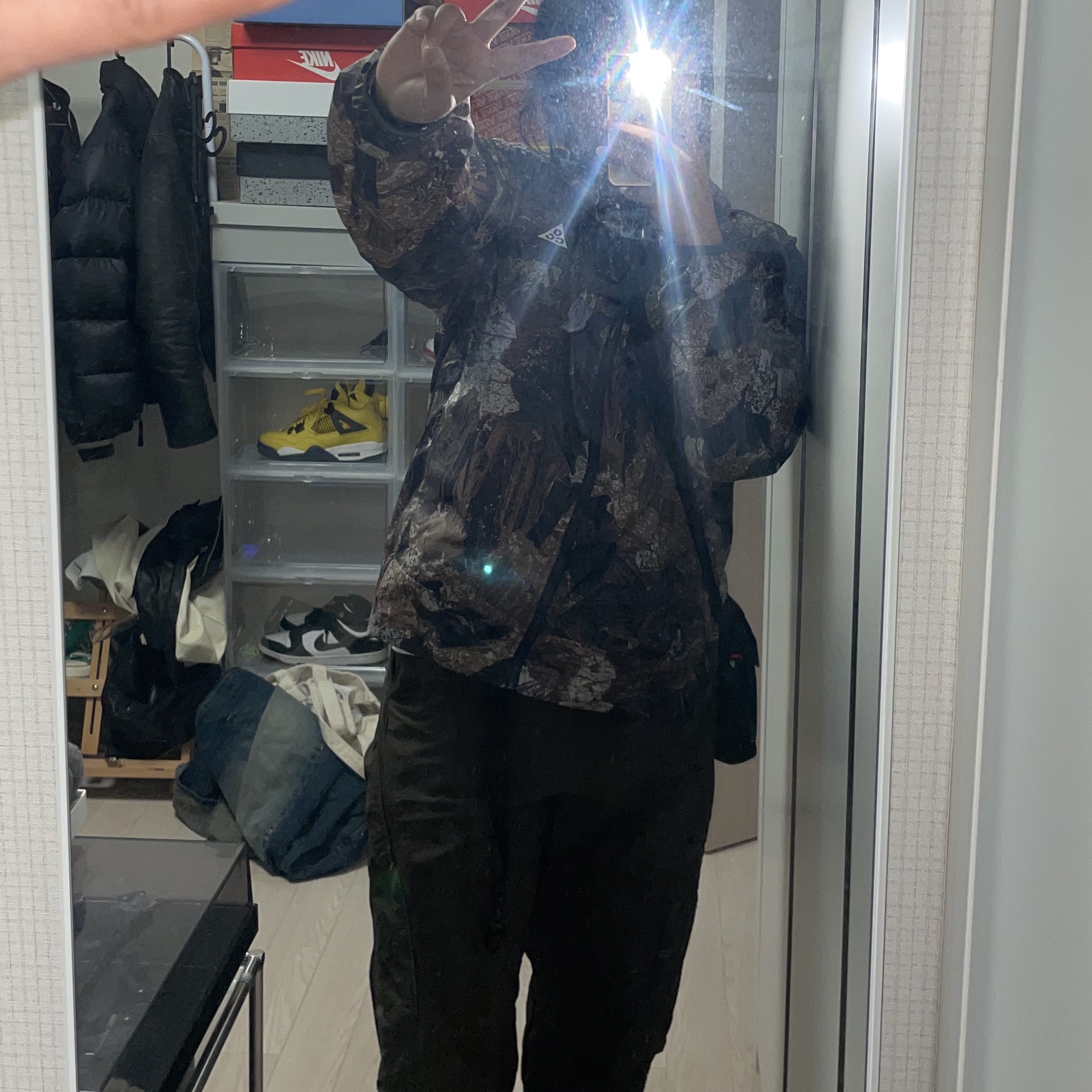 Nike ACG Windproof Cinder Cone Jacket Ironstone - Asia 착용 스타일 - 3