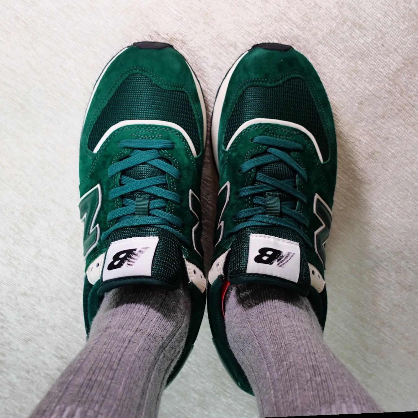New Balance 574 Legacy Green 착용 스타일 - 4
