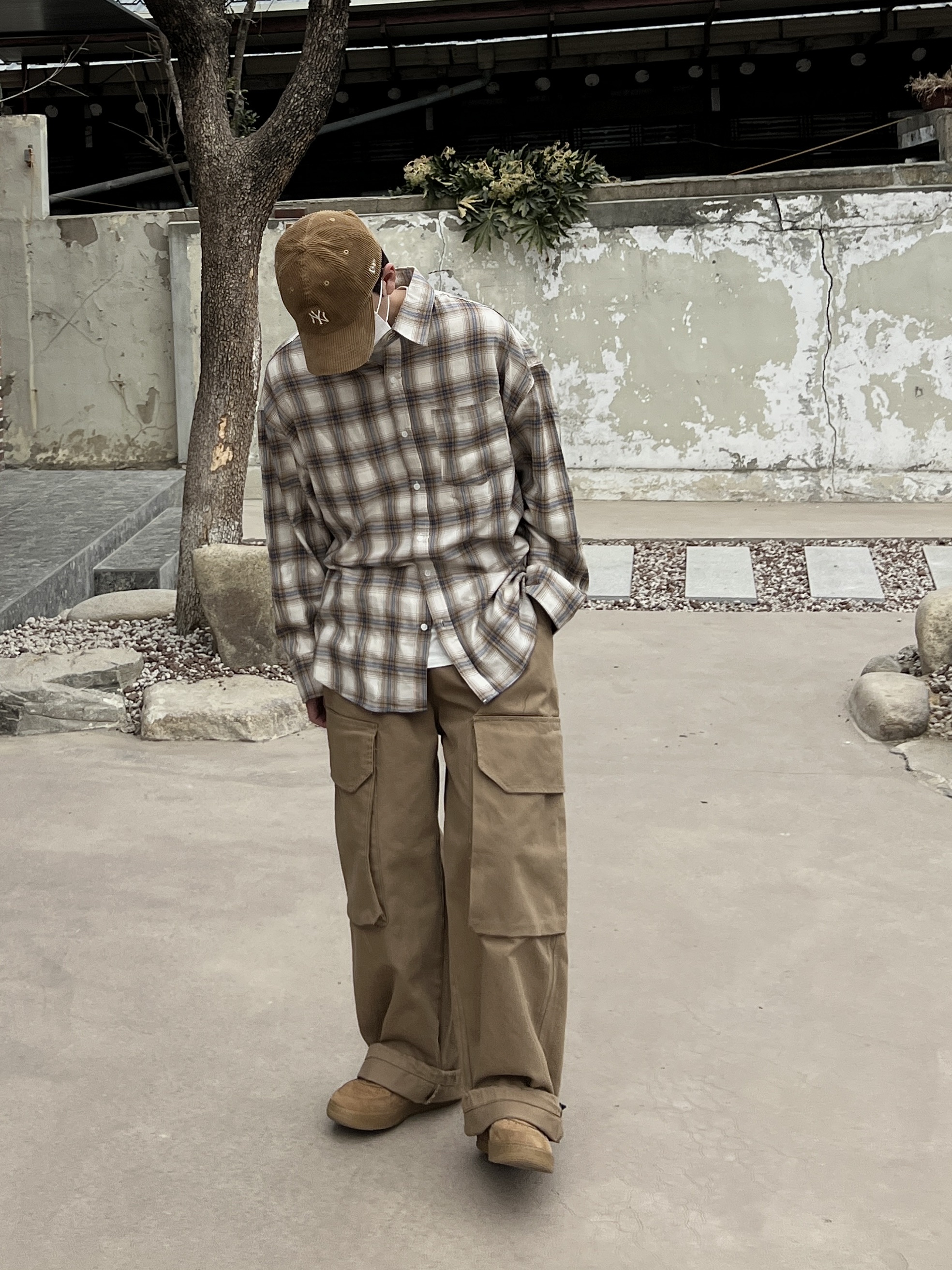 Nike x Supreme Air Force 1 Low Flax 착용 스타일 - 4