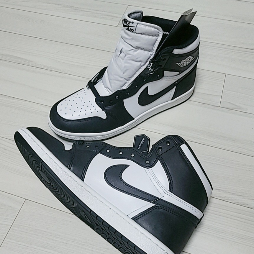 Jordan 1 High 85 Black White 착용 스타일