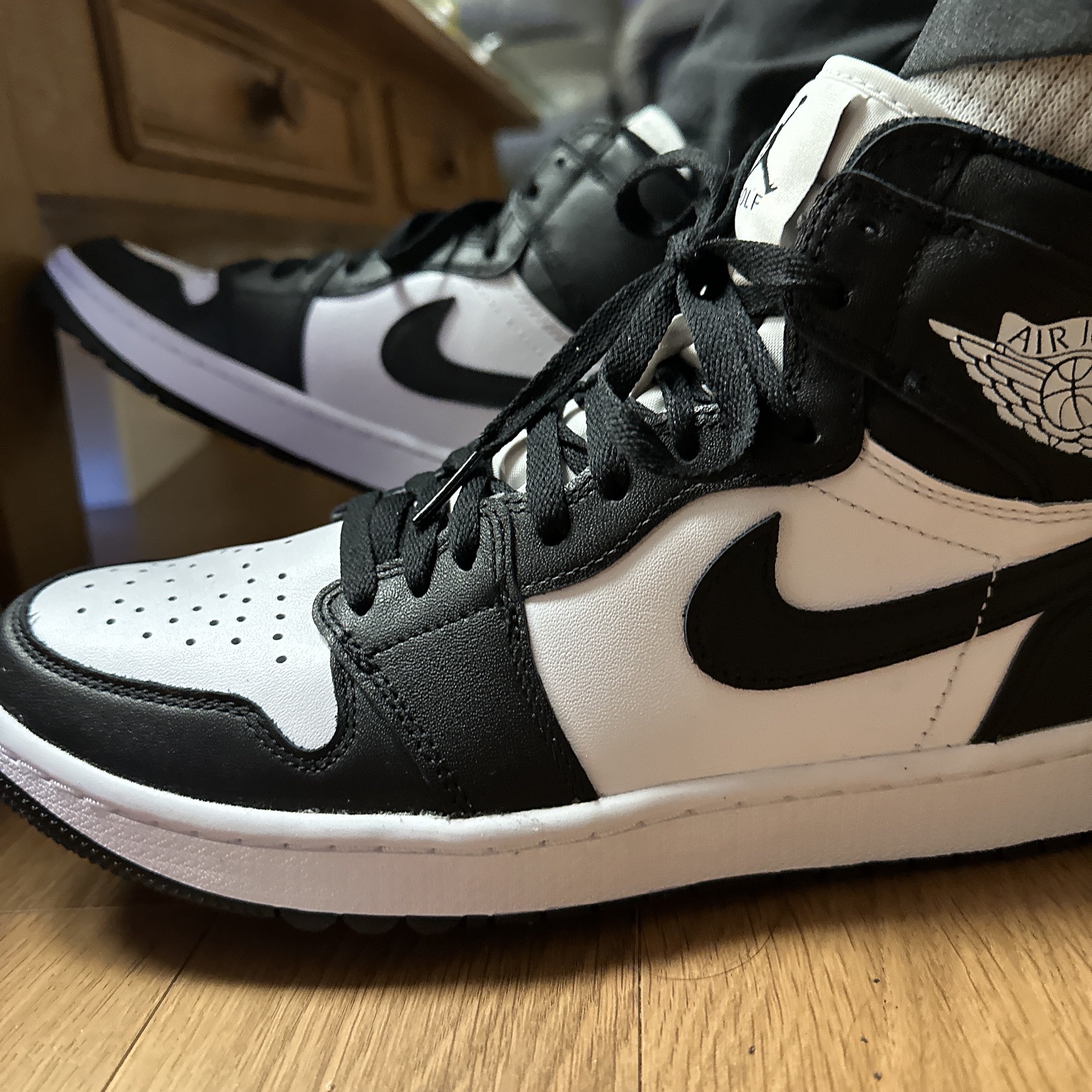Jordan 1 High Golf White Black 착용 스타일