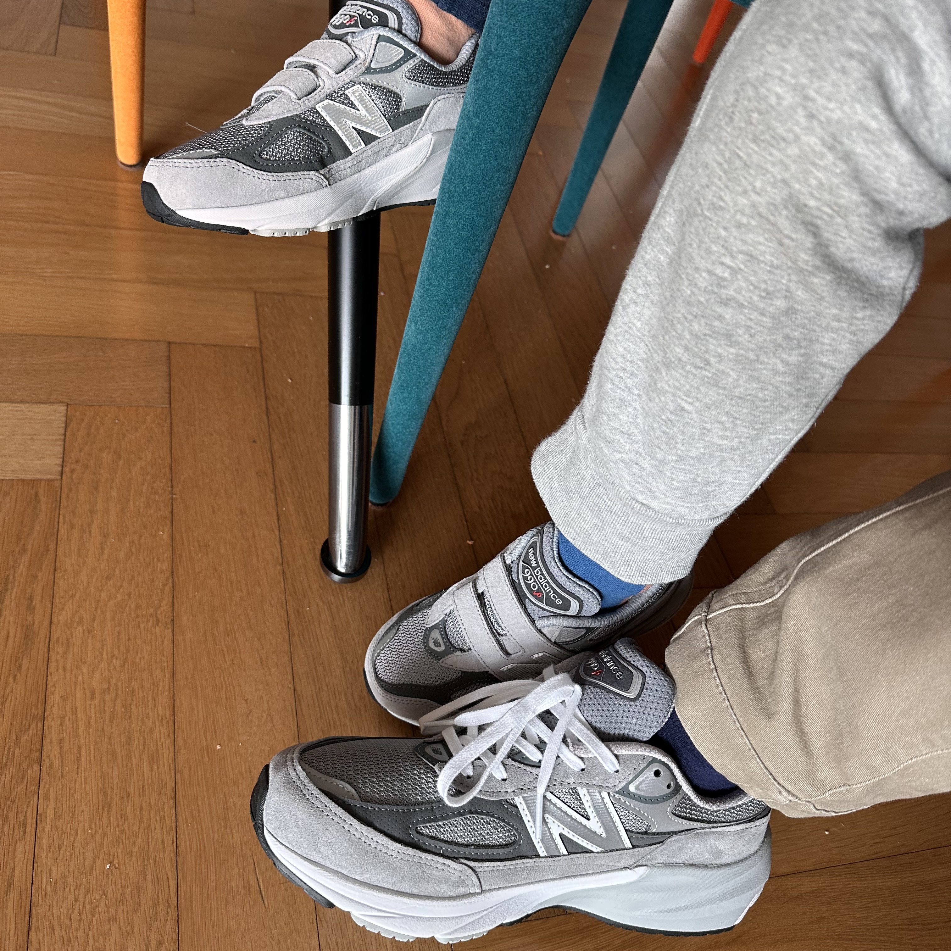 New Balance 990v6 Made in USA Grey - D Standard 착용 스타일 - 2